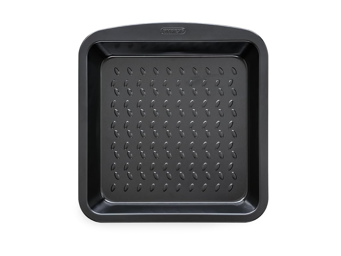pyrex-glide-piatto-da-forno-quadrato-in-metallo-24x24-cm-con-rivestimento-antiad image 1