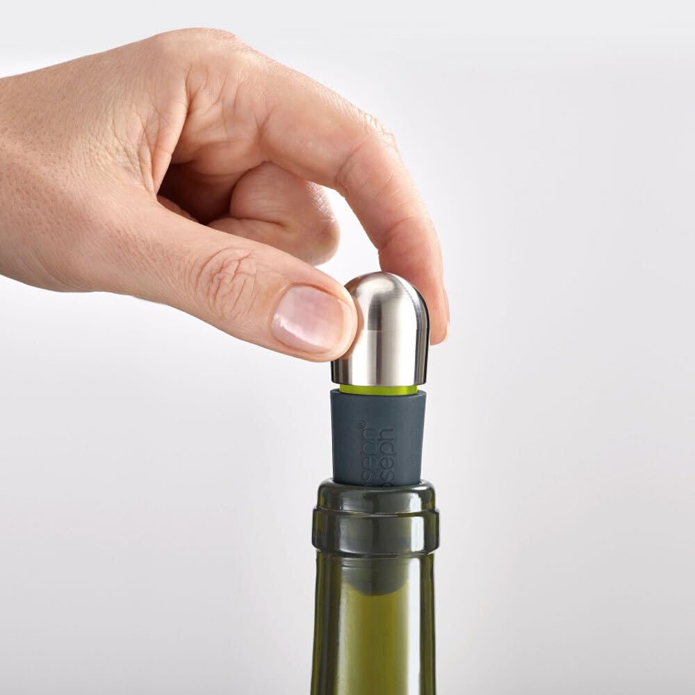 joseph-joseph-barwise-set-di-2-tappi-per-vino-riutilizzabili-con-chiusura-a-vite image 4