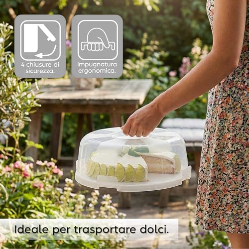 snips-porta-torta-d-lice-28-cm-con-coperchio-campana-4-chiusure-e-manico-ergonom image 8