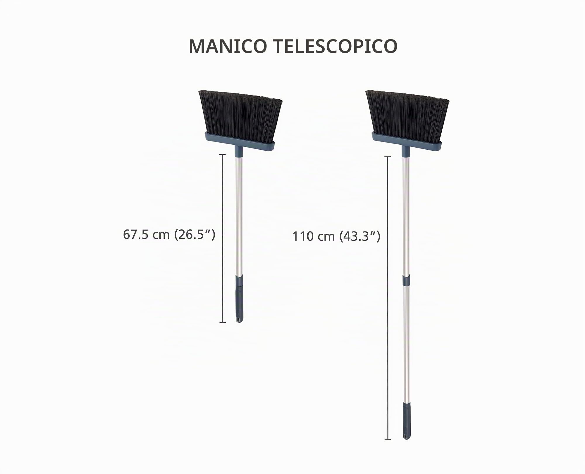 joseph-joseph-cleanstore-set-scopa-e-salvascopa-spazzatrice-con-asta-telescopica image 3