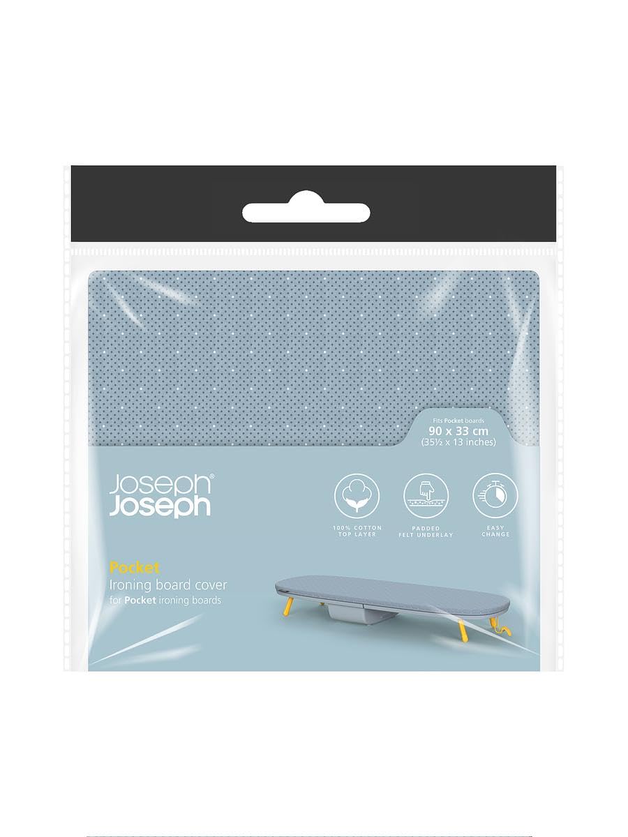 joseph-joseph-pocket-copriasse-in-cotone-grigio-giallo-ricambio-per-asse-da-stir image 4