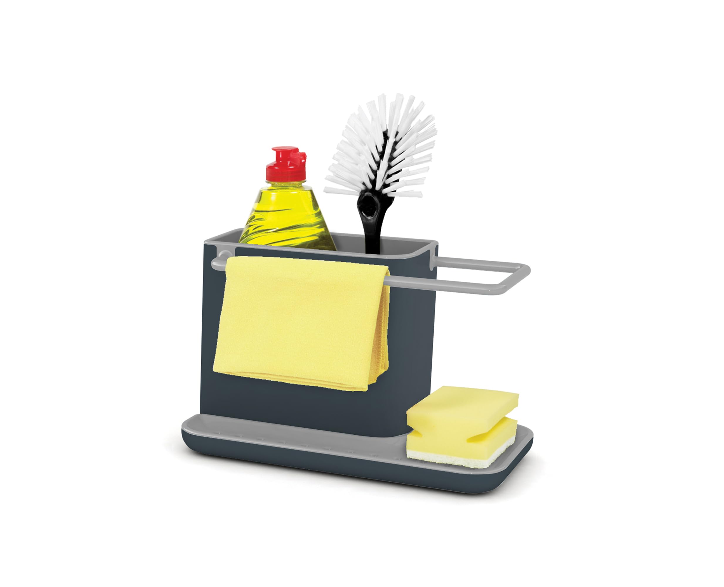 joseph-joseph-organizer-per-lavello-con-portaspugna-e-portasalviette-trappola-ac image 4