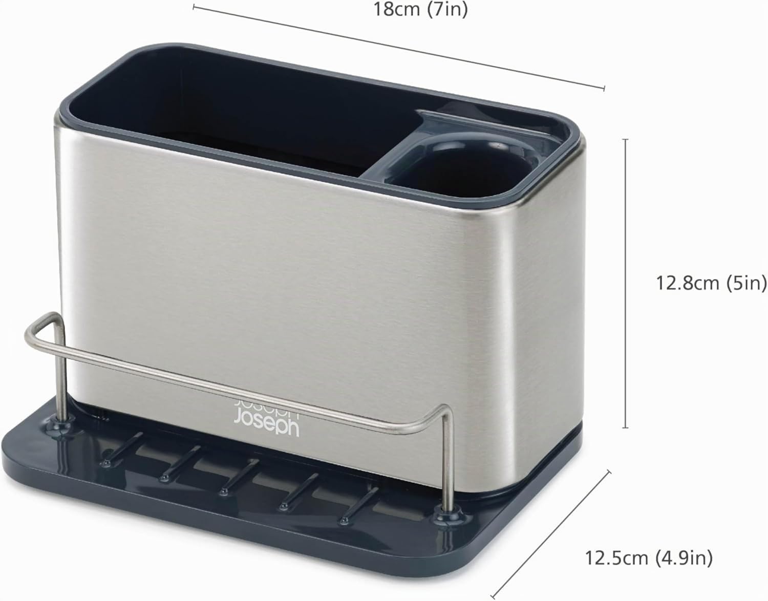 joseph-joseph-surface-organizer-per-lavello-in-acciaio-inox-anti-impronta-con-po image 2