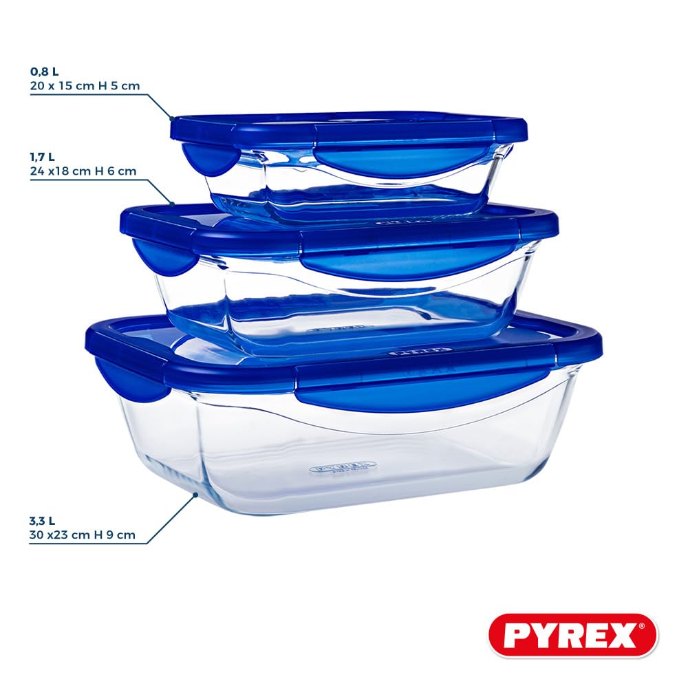 pyrex-cook-go-set-3-contenitori-rettangolari-in-vetro-borosilicato-con-coperchio image 3