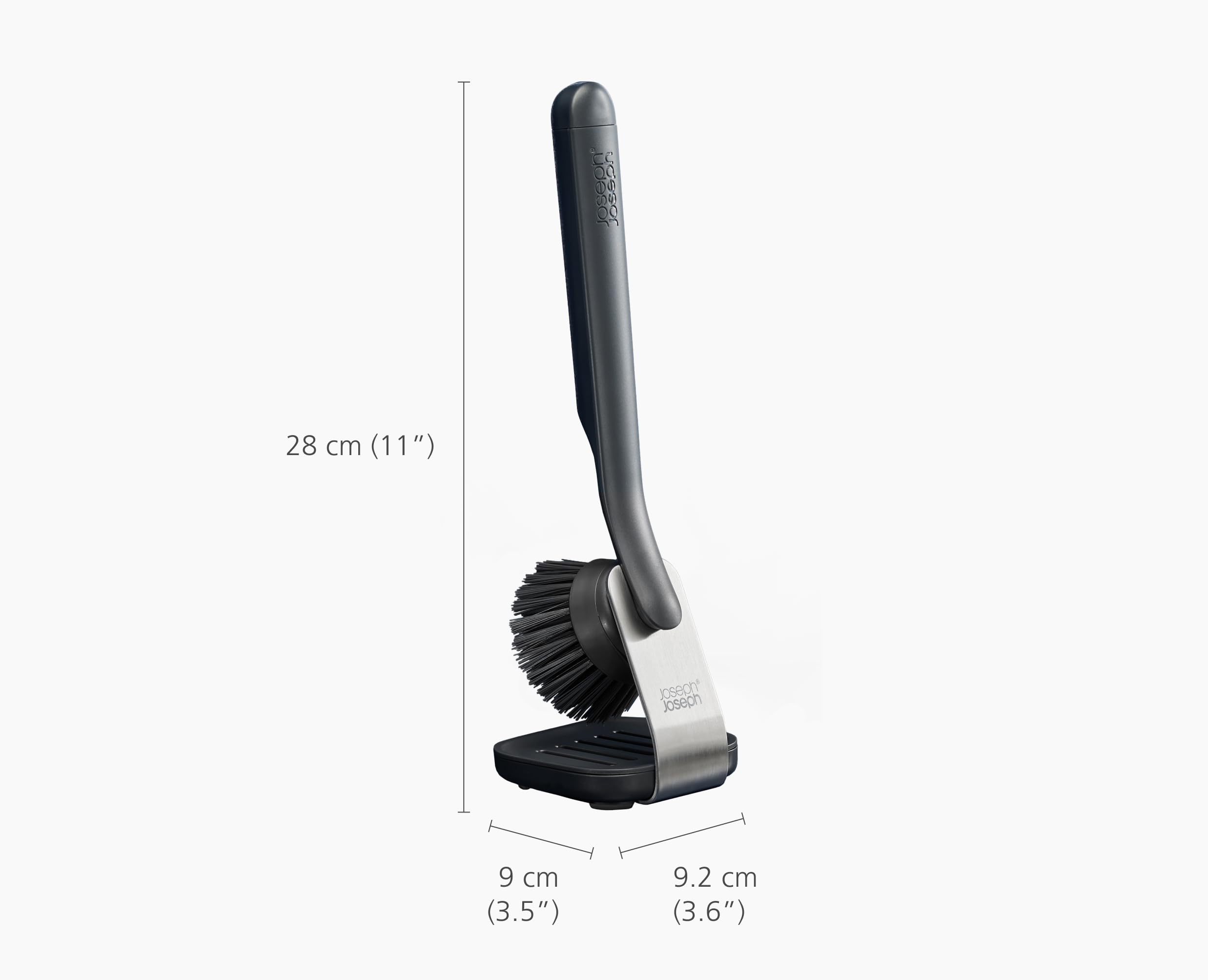 joseph-joseph-sinktech-spazzola-da-piatti-con-supporto-in-acciaio-inox-raschiett image 4