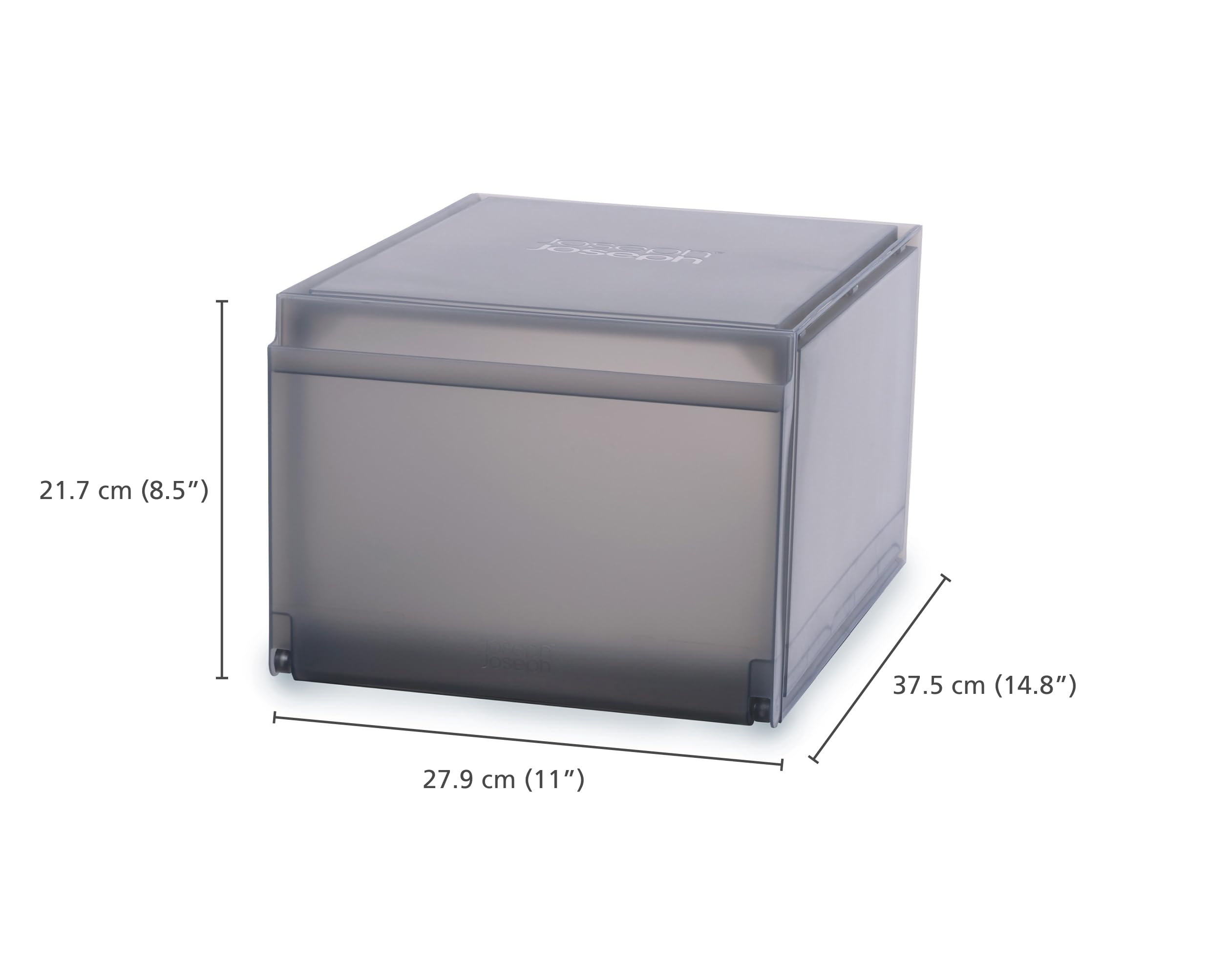 joseph-joseph-shoecase-scatole-portascarpe-impilabili-con-porta-a-ribalta-base-e image 4