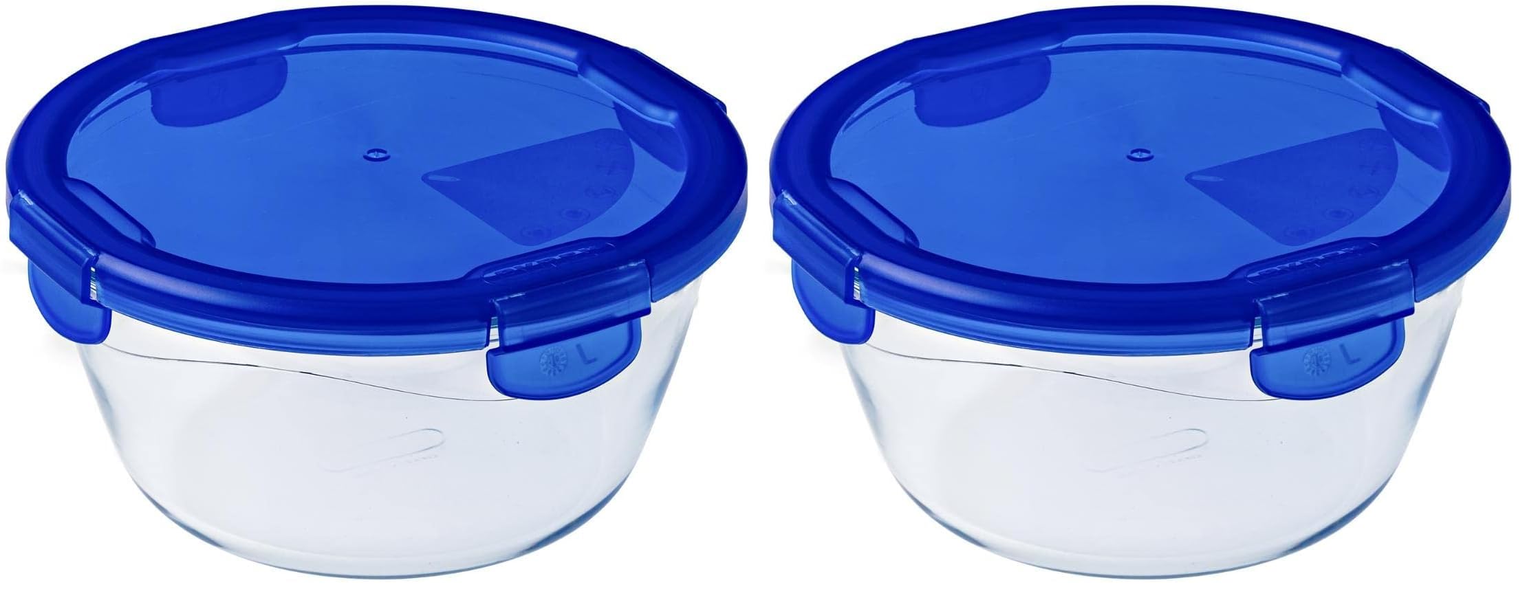 pyrex-cook-go-teglia-multiuso-tonda-con-coperchio-ermetico-vetro-trasparente-blu image 7