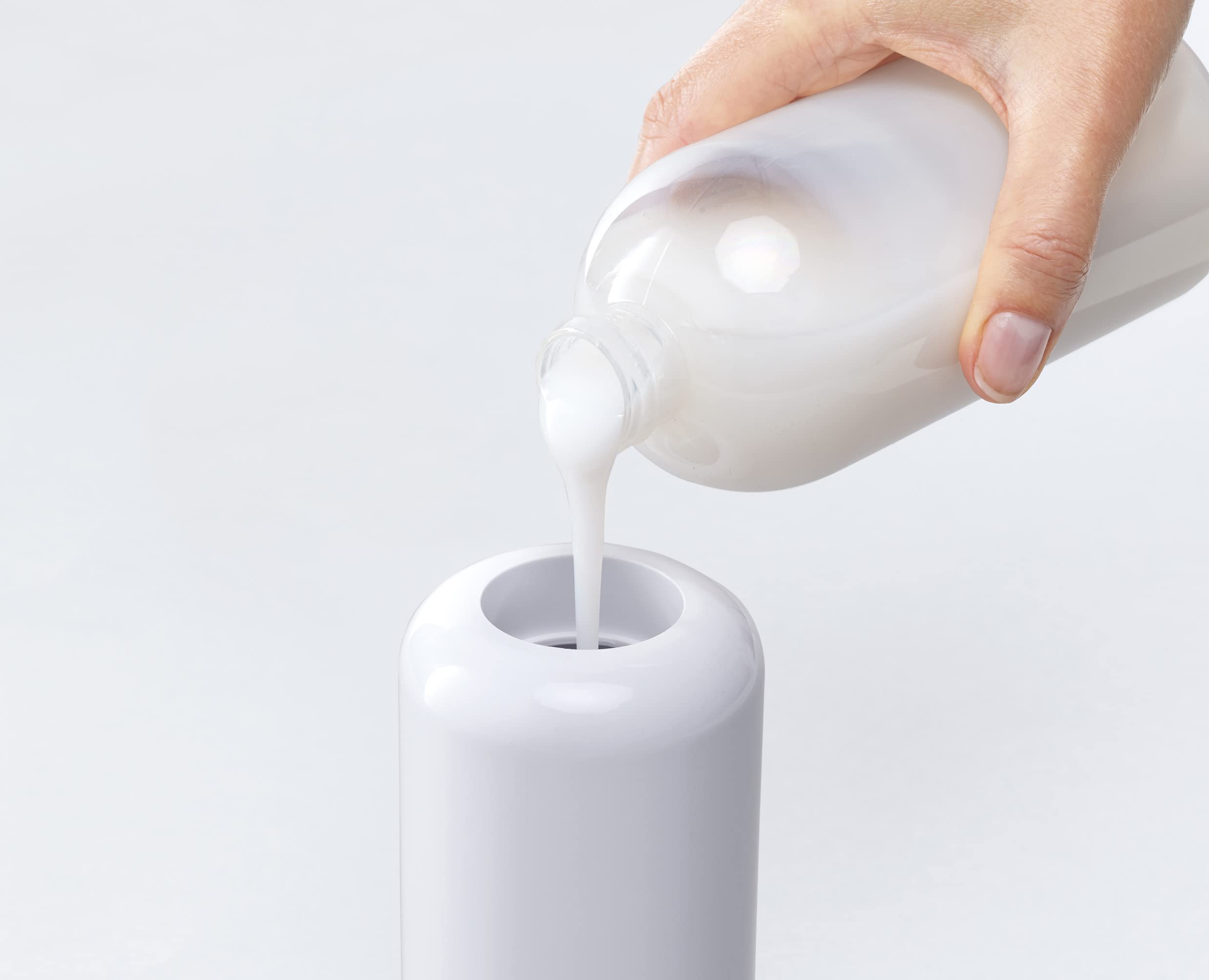 joseph-joseph-duo-dispenser-sapone-liquido-manuale-ricaricabile-300-ml-per-bagno image 6