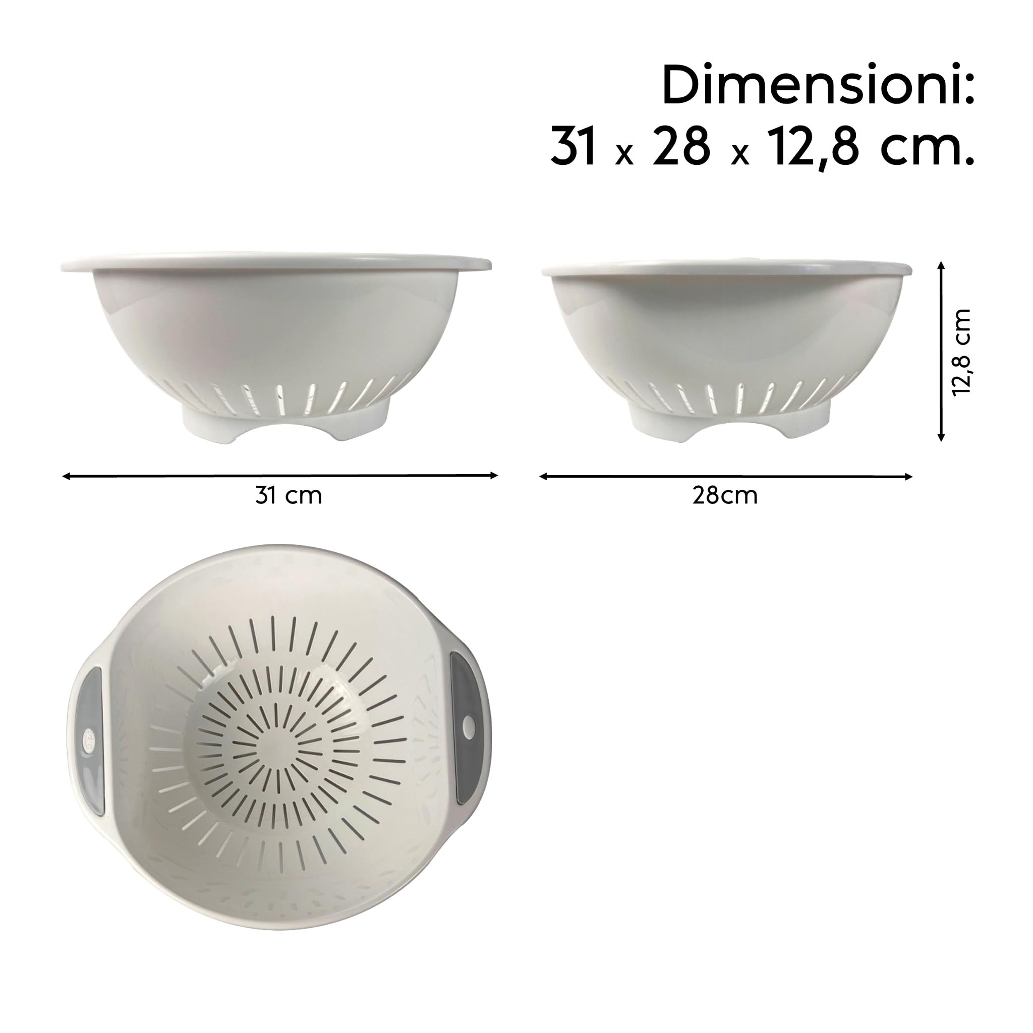 snips-scolapasta-28-cm-colapasta-da-cucina-in-plastica-con-manici-laterali-e-tag image 6