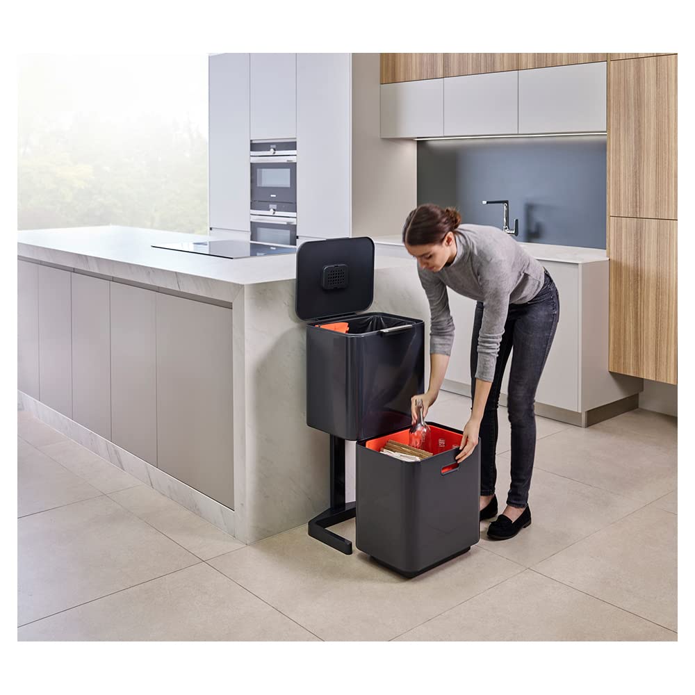 joseph-joseph-totem-max-60l-pattumiera-da-cucina-a-doppio-scomparto-per-raccolta image 4