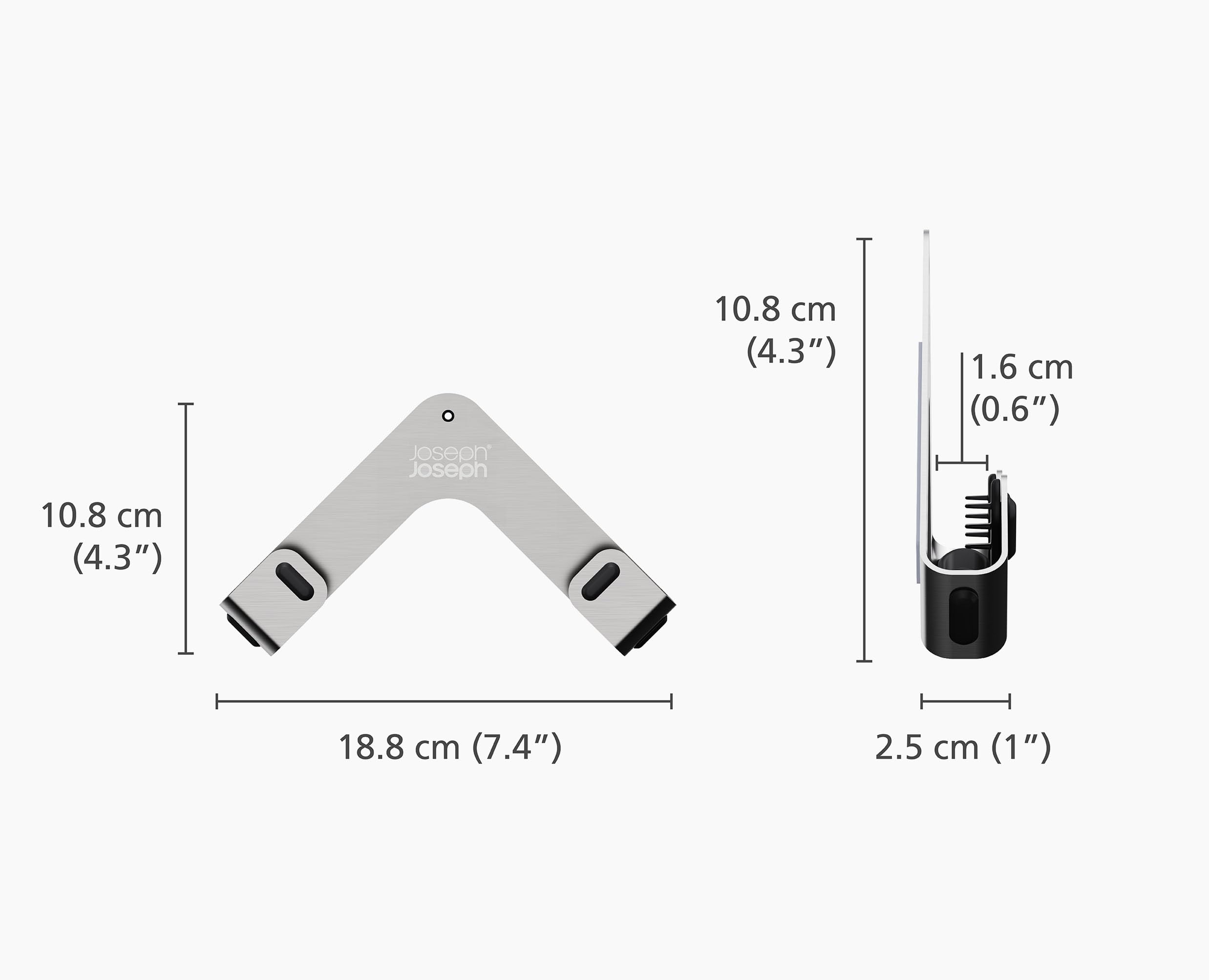 joseph-joseph-space-set-2-supporti-autoadesivi-per-coperchi-montaggio-a-parete-c image 3