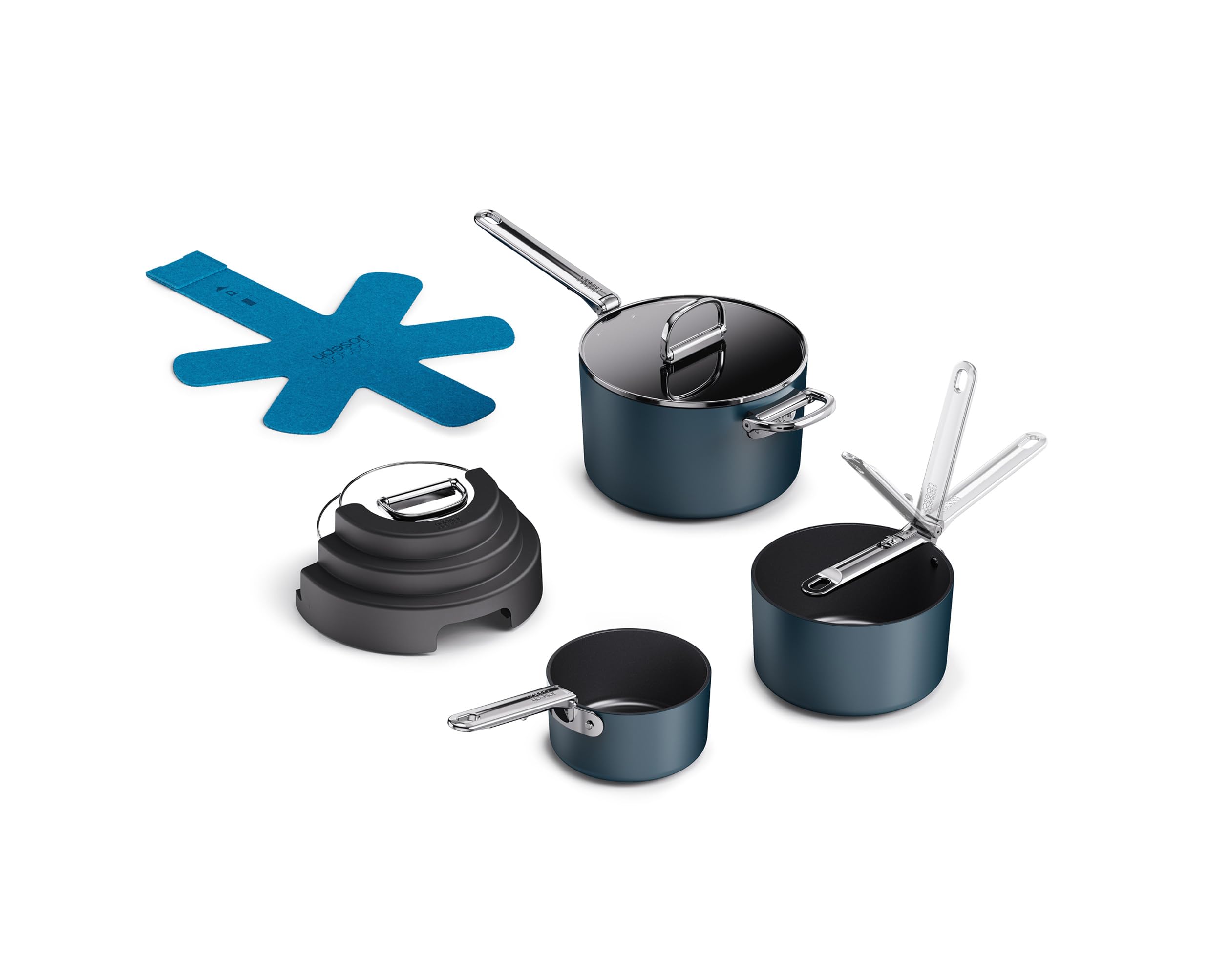 joseph-joseph-space-set-2-padelle-antiaderenti-impilabili-da-24-e-28-cm-manici-p image 7