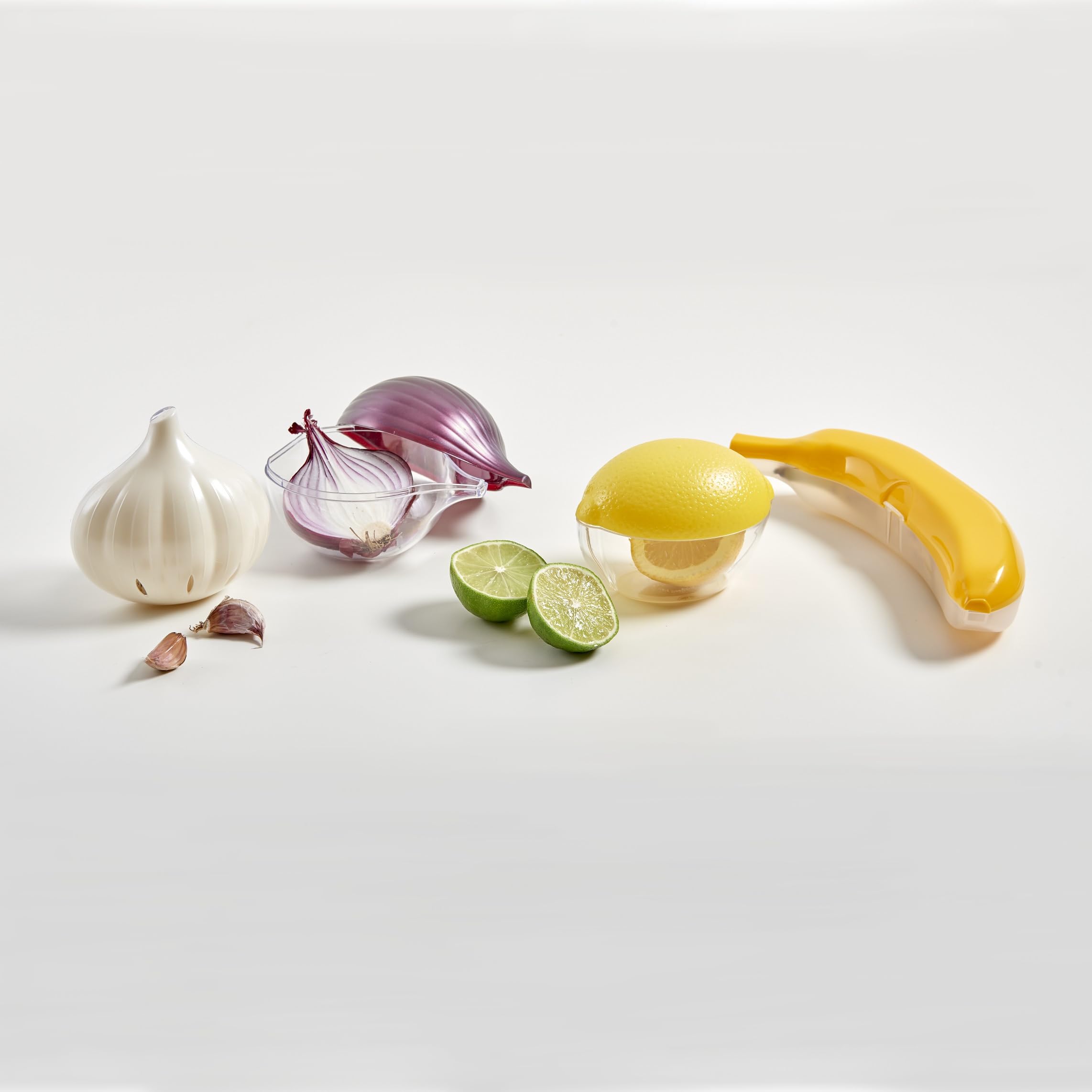 snips-salva-freschezza-set-4-contenitori-frigo-per-limone-cipolla-aglio-e-banana image 3