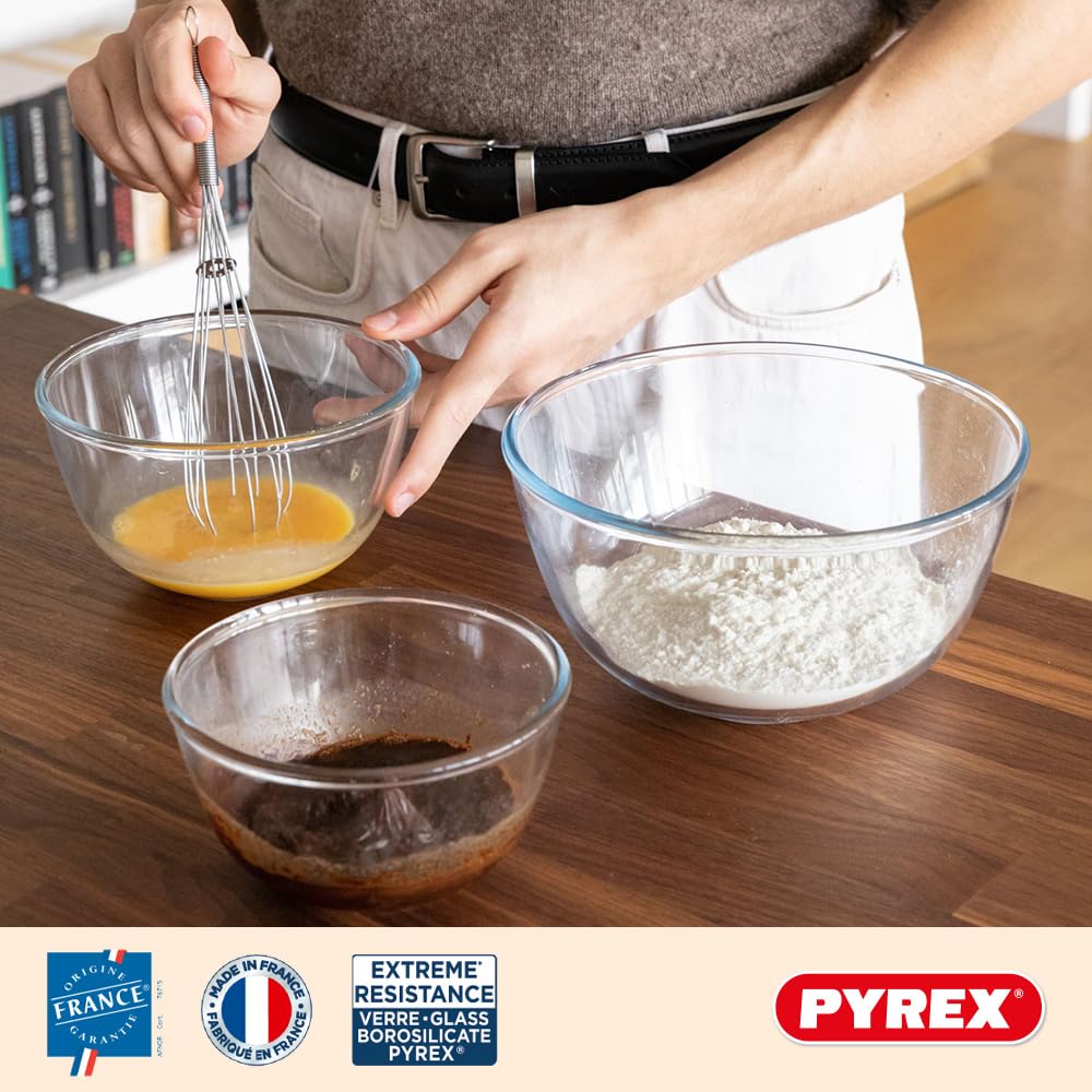 pyrex-set-3-coppe-multiuso-in-vetro-borosilicato-0-5l-1l-e-2l-da-40-c-a-300-c-ma image 3