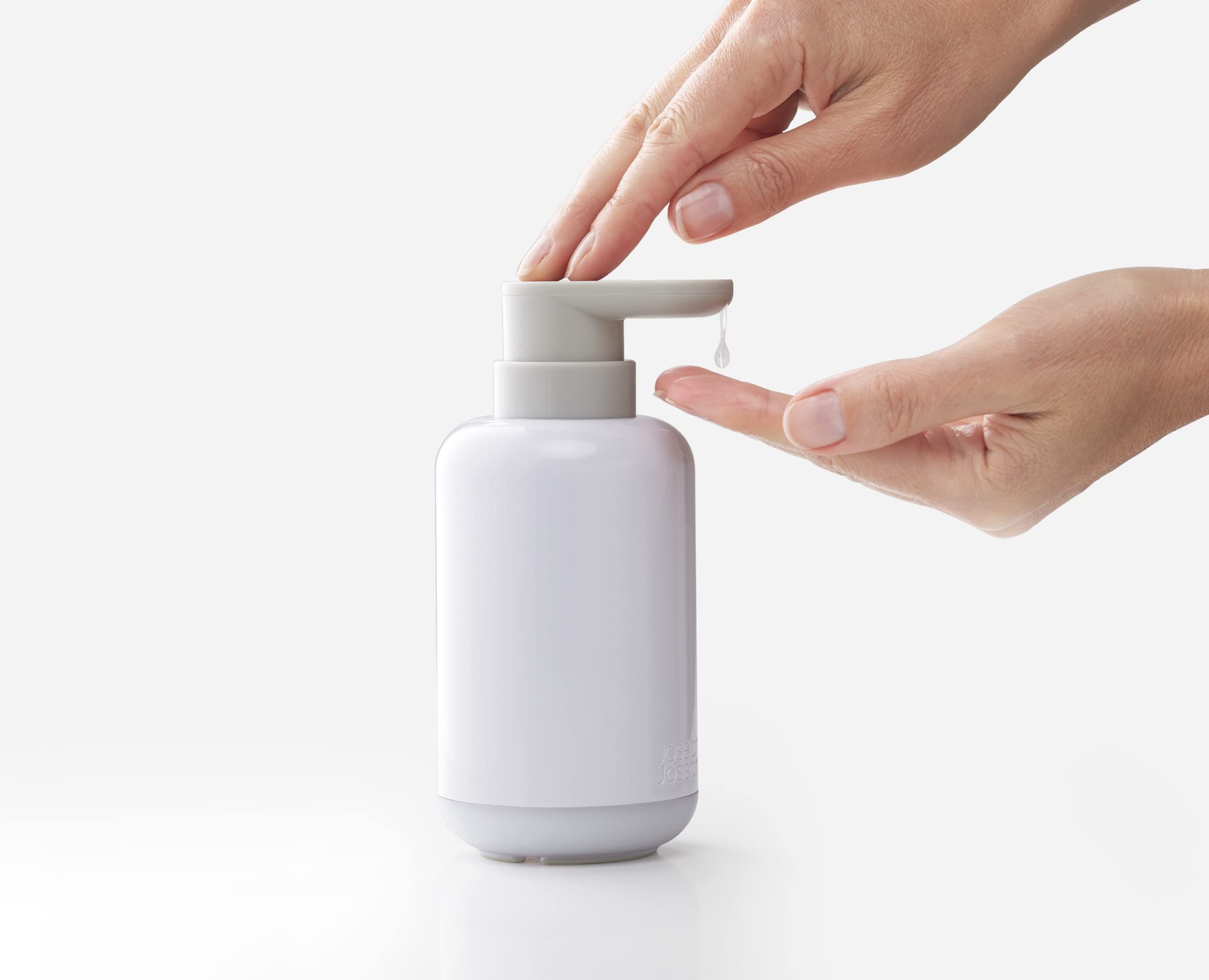joseph-joseph-duo-dispenser-sapone-liquido-manuale-ricaricabile-300-ml-per-bagno image 4