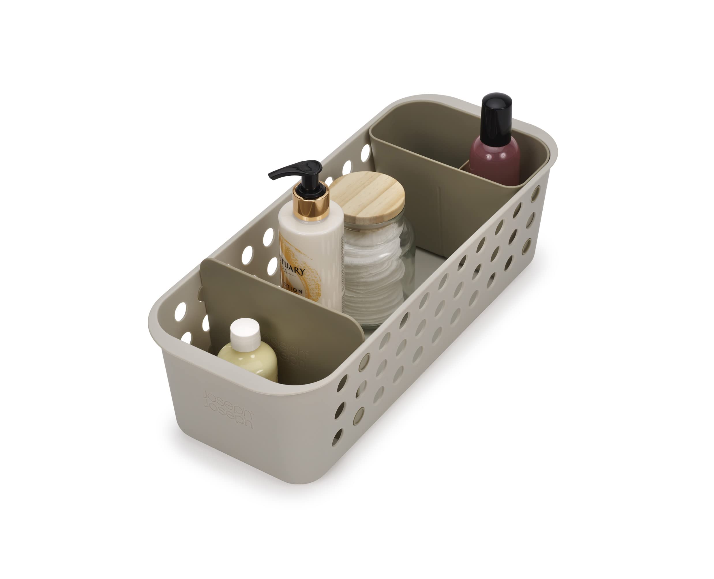 joseph-joseph-easystore-cestino-portaoggetti-per-bagno-slimline-con-vaso-e-divis image 1