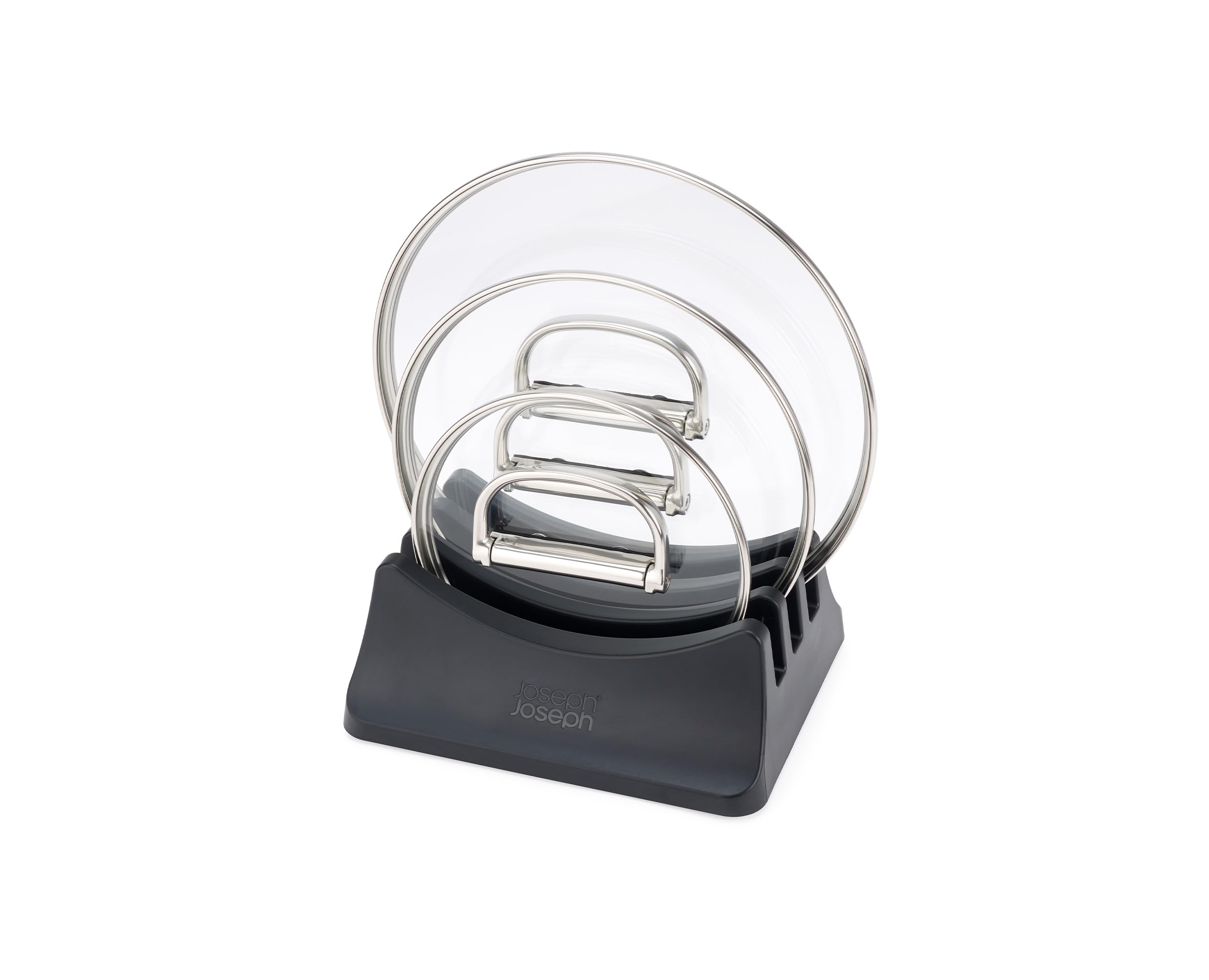 joseph-joseph-space-porta-coperchi-a-3-posti-con-base-antiscivolo-per-mobili-cuc image 1