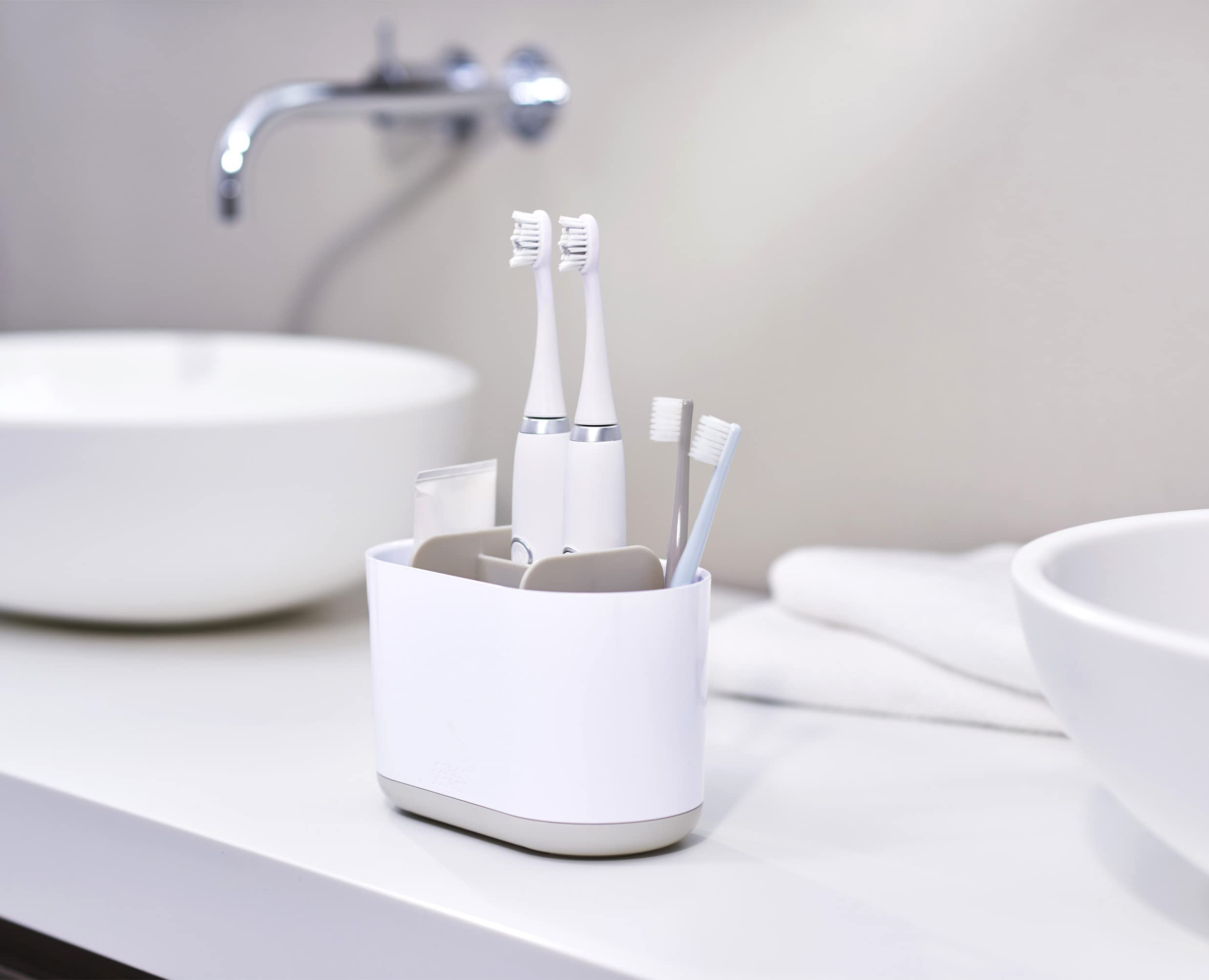 joseph-joseph-duo-portaspazzolini-e-dentifricio-da-bagno-4-slot-compatibile-con- image 5