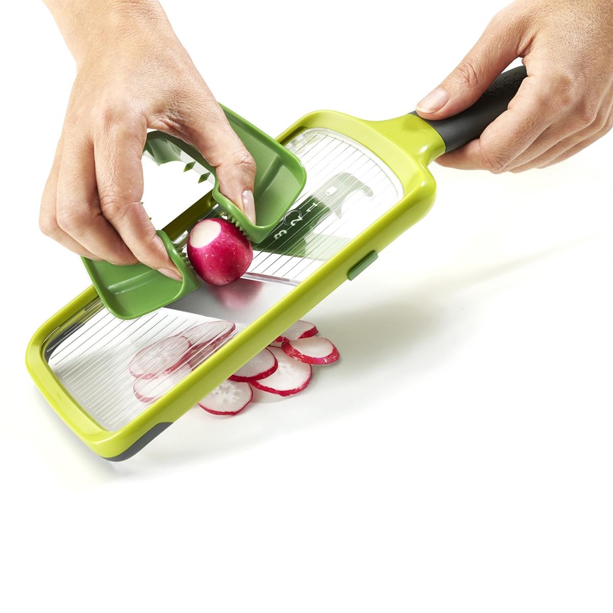 joseph-joseph-multi-grip-mandolina-manuale-regolabile-per-verdure-con-presa-di-p image 6