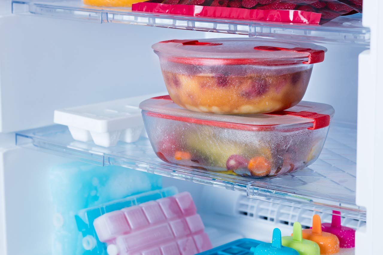 pyrex-cook-heat-set-3-contenitori-quadrati-in-vetro-da-1-l-con-coperchio-ermetic image 6
