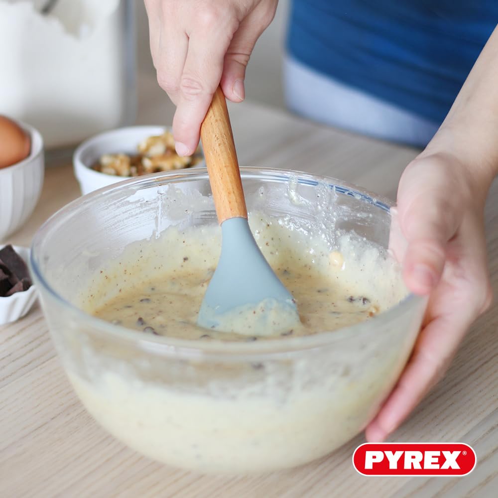 pyrex-cake-party-kit-pasticceria-3-pezzi-con-tortiera-28-cm-ciotola-2-l-e-misuri image 6