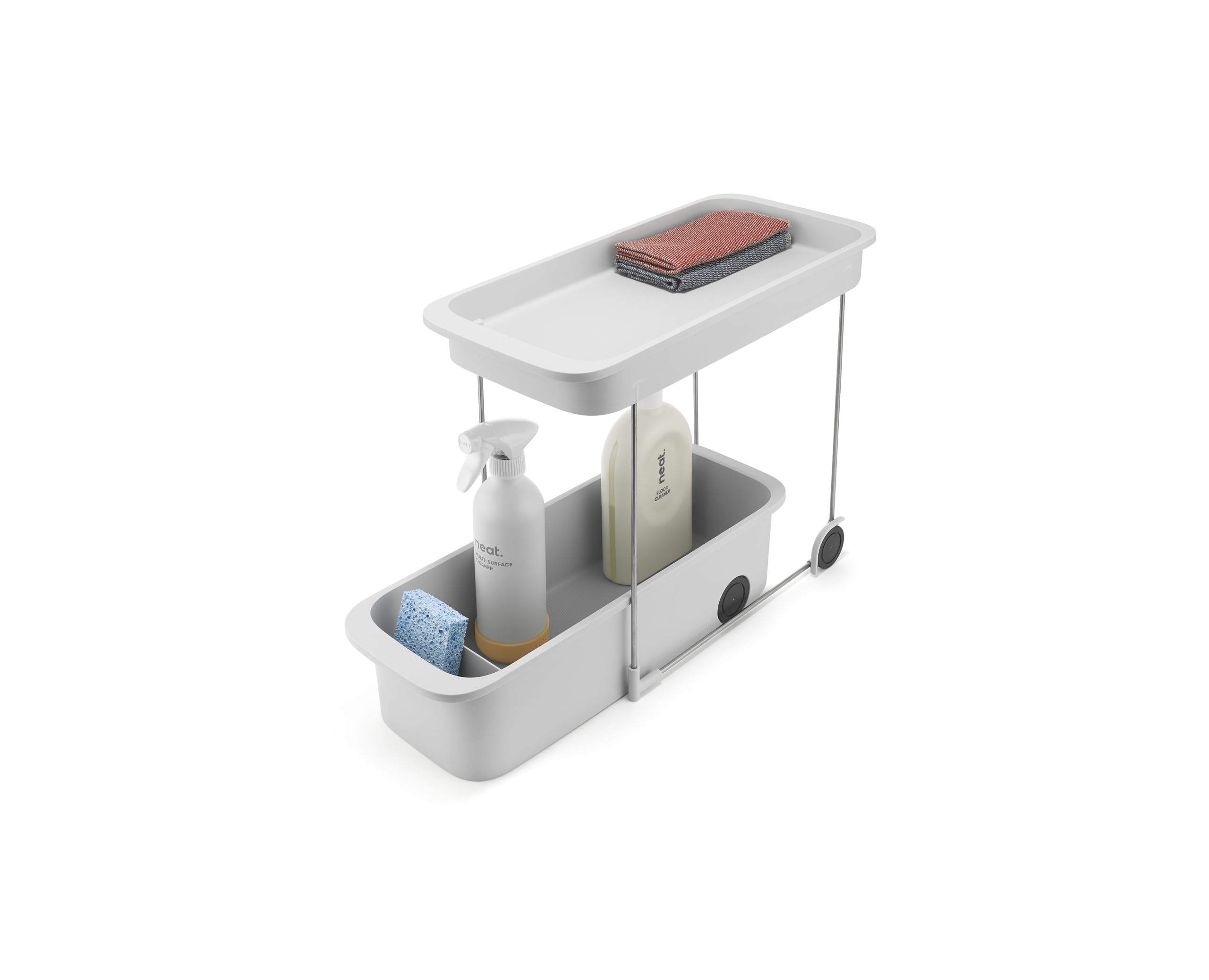 joseph-joseph-cupboardstore-carrello-portaoggetti-a-2-ripiani-con-ruote-per-sott image 1