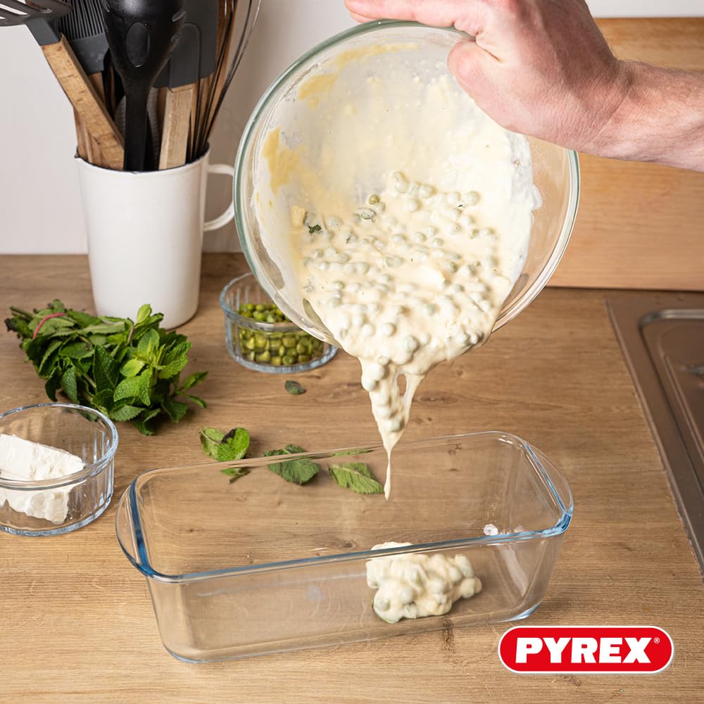 pyrex-cake-party-kit-pasticceria-3-pezzi-con-tortiera-28-cm-ciotola-2-l-e-misuri image 5