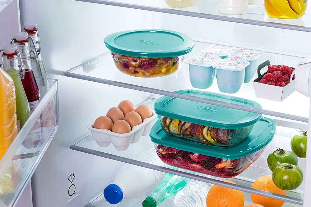 pyrex-cook-store-set-di-3-piatti-rettangolari-in-vetro-borosilicato-con-coperchi image 6
