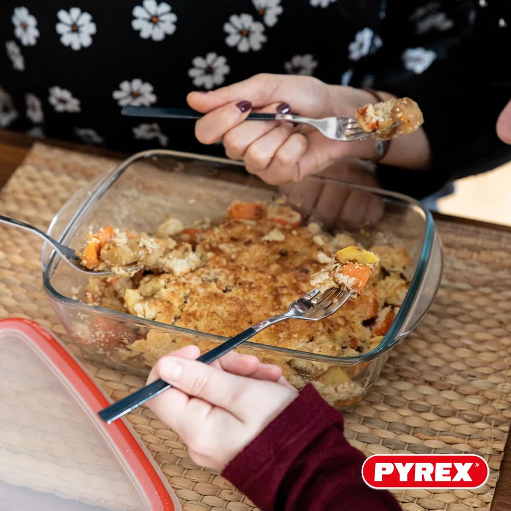 pyrex-cook-heat-set-di-9-piatti-in-vetro-con-coperchi-ermetici-e-valvole-vapore- image 8