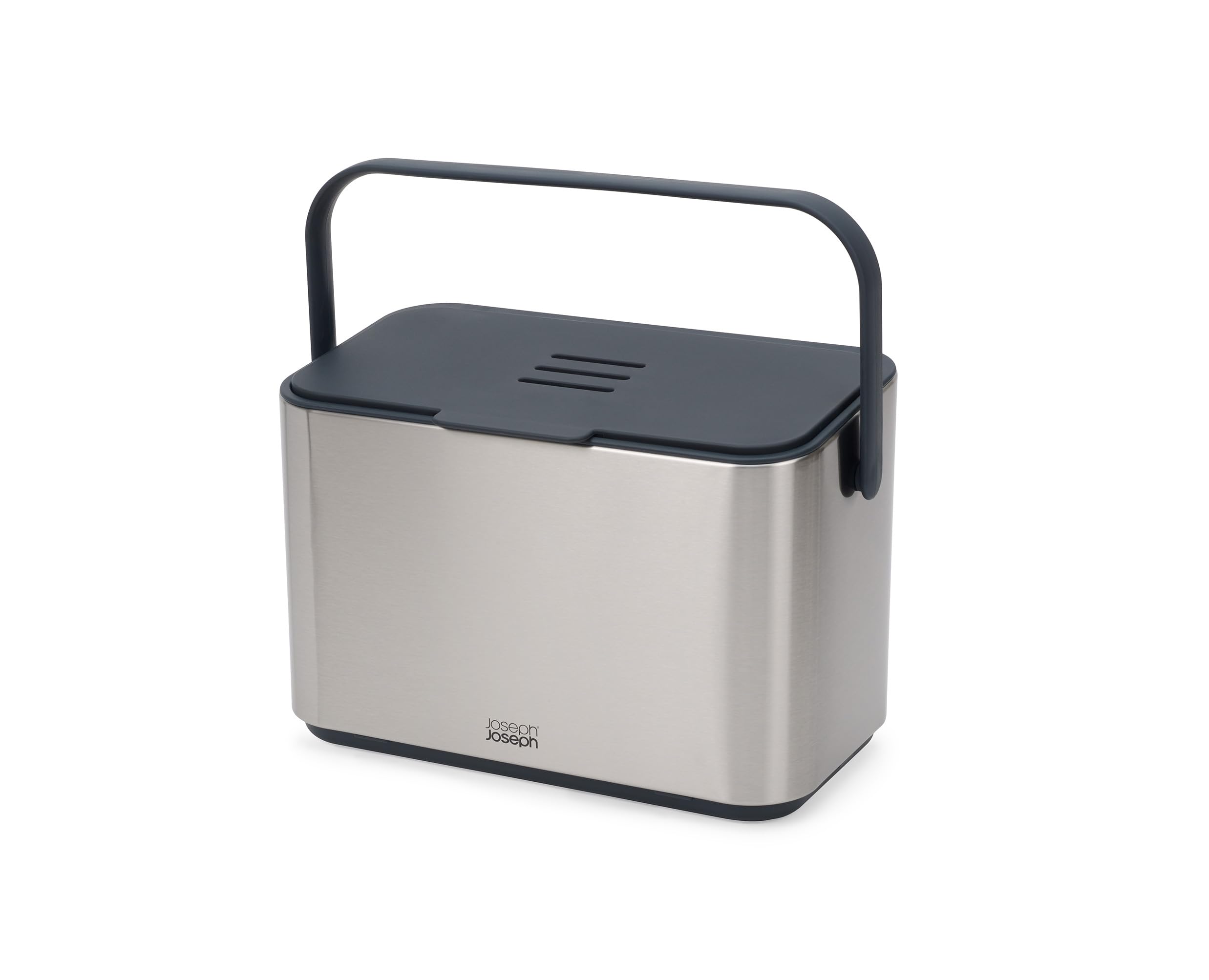 joseph-joseph-collect-pattumiera-per-rifiuti-alimentari-organici-4l-in-acciaio-i image 2