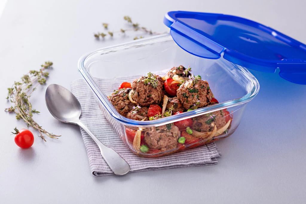 pyrex-cook-go-teglia-multiusa-quadrata-con-coperchio-ermetico-vetro-freezer-forn image 2