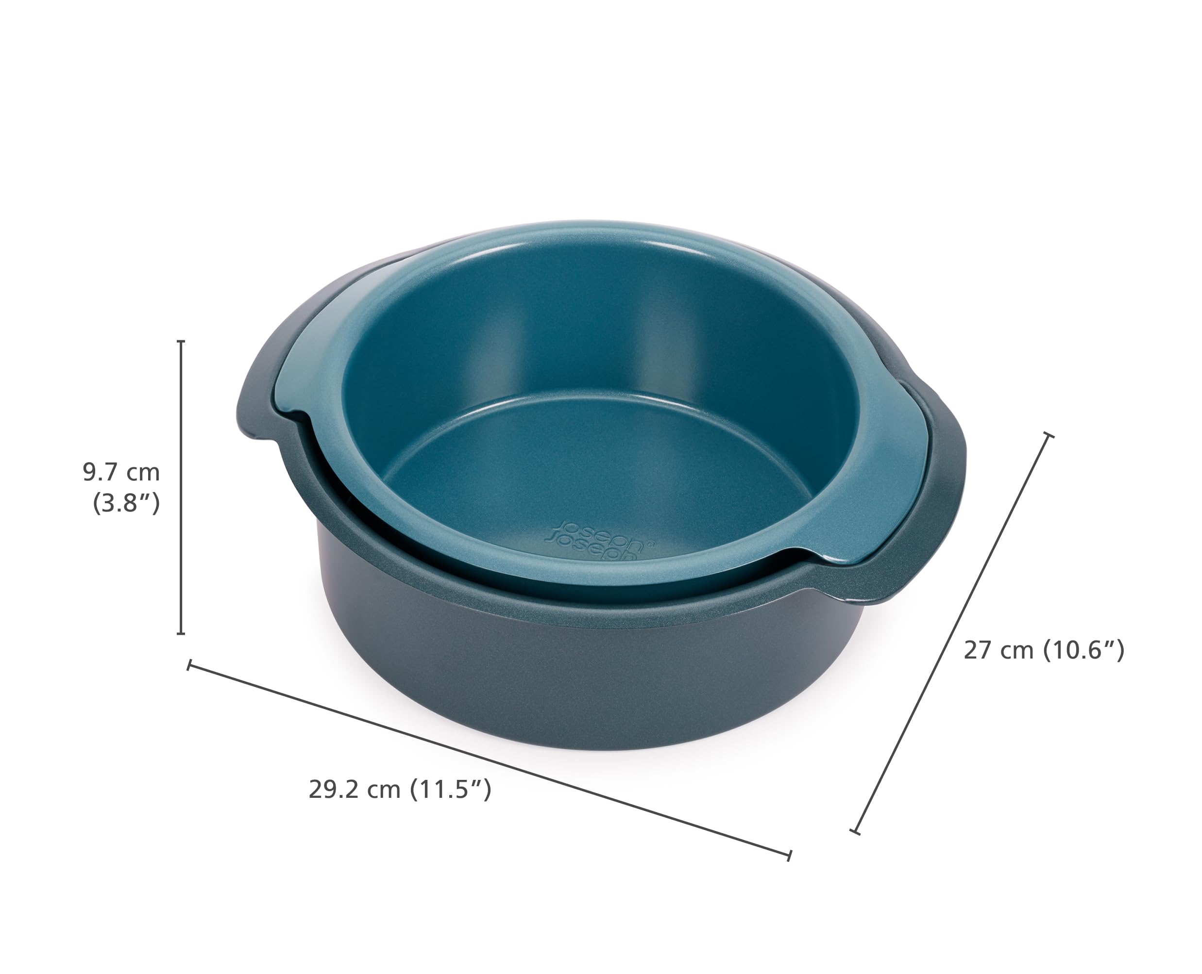 joseph-joseph-nest-set-di-2-stampi-antiaderenti-rotondi-da-forno-23-cm-e-20-cm-a image 4