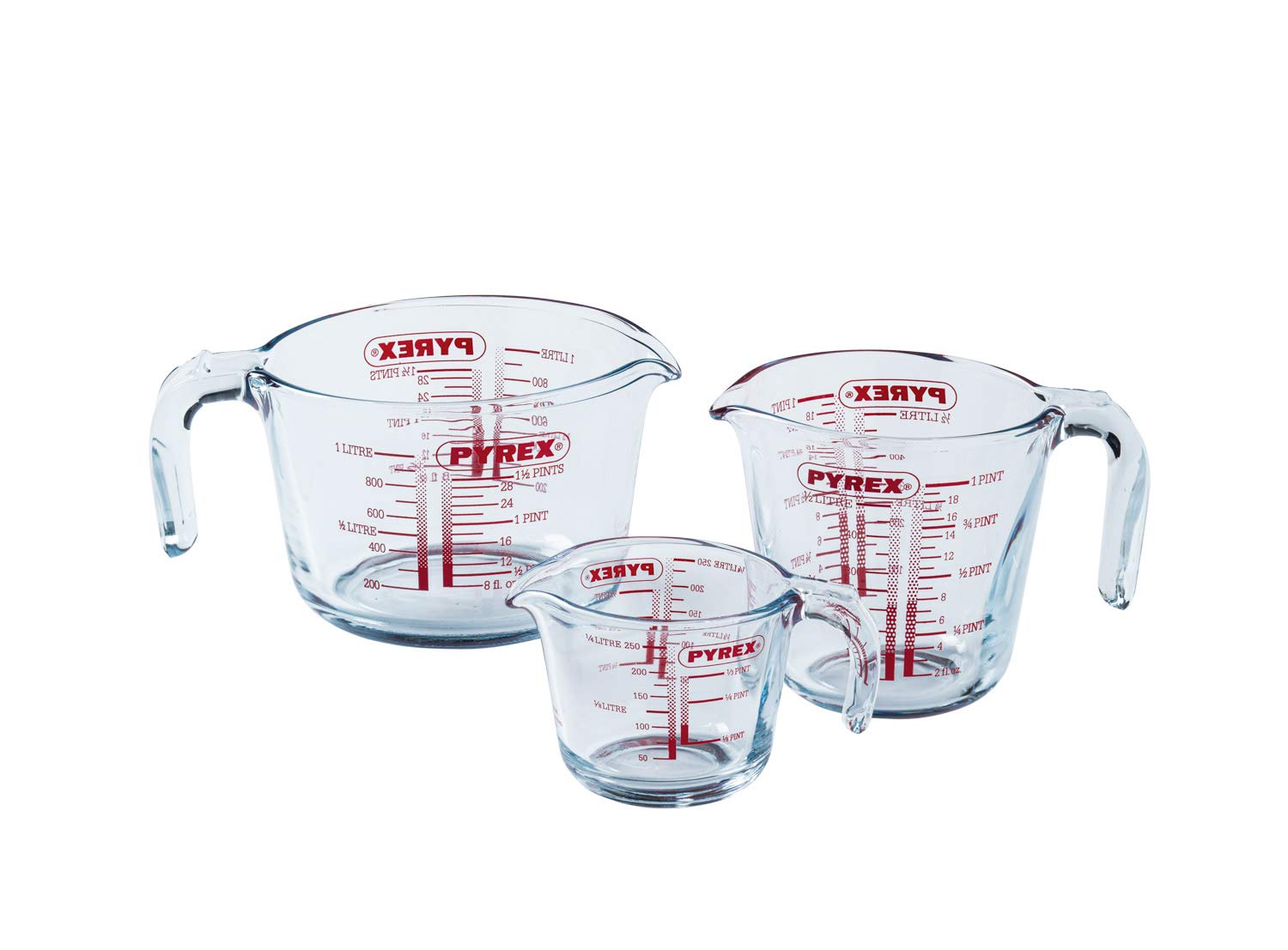 pyrex-classic-set-misure-graduate-in-vetro-borosilicato-3-pezzi-scala-in-ml-becc image 1