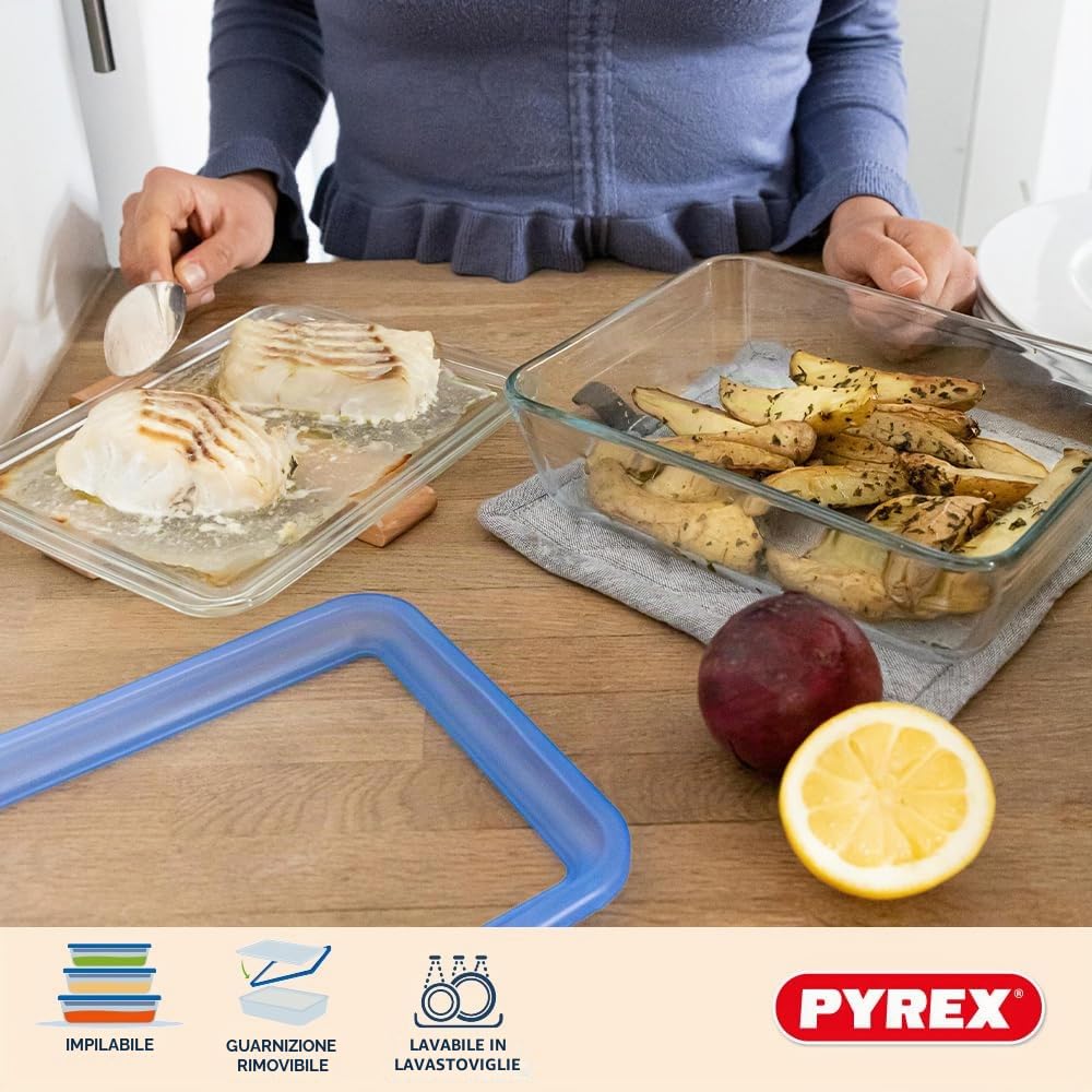 pyrex-plastica-zero-set-di-3-contenitori-alimentari-rettangolari-in-vetro-borosi image 3