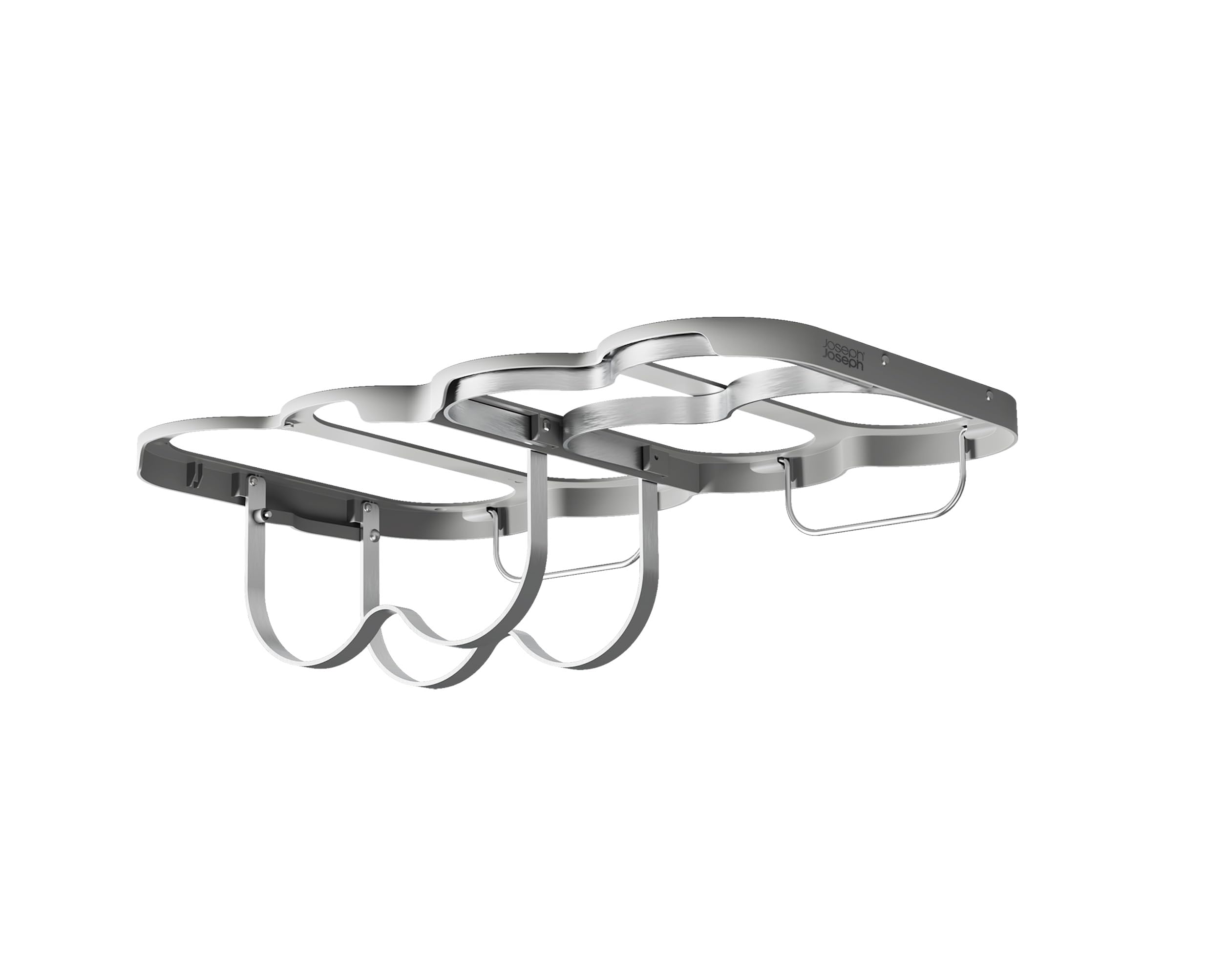joseph-joseph-cradle-porta-bottiglie-di-vino-sottopensile-pieghevole-in-acciaio- image 2