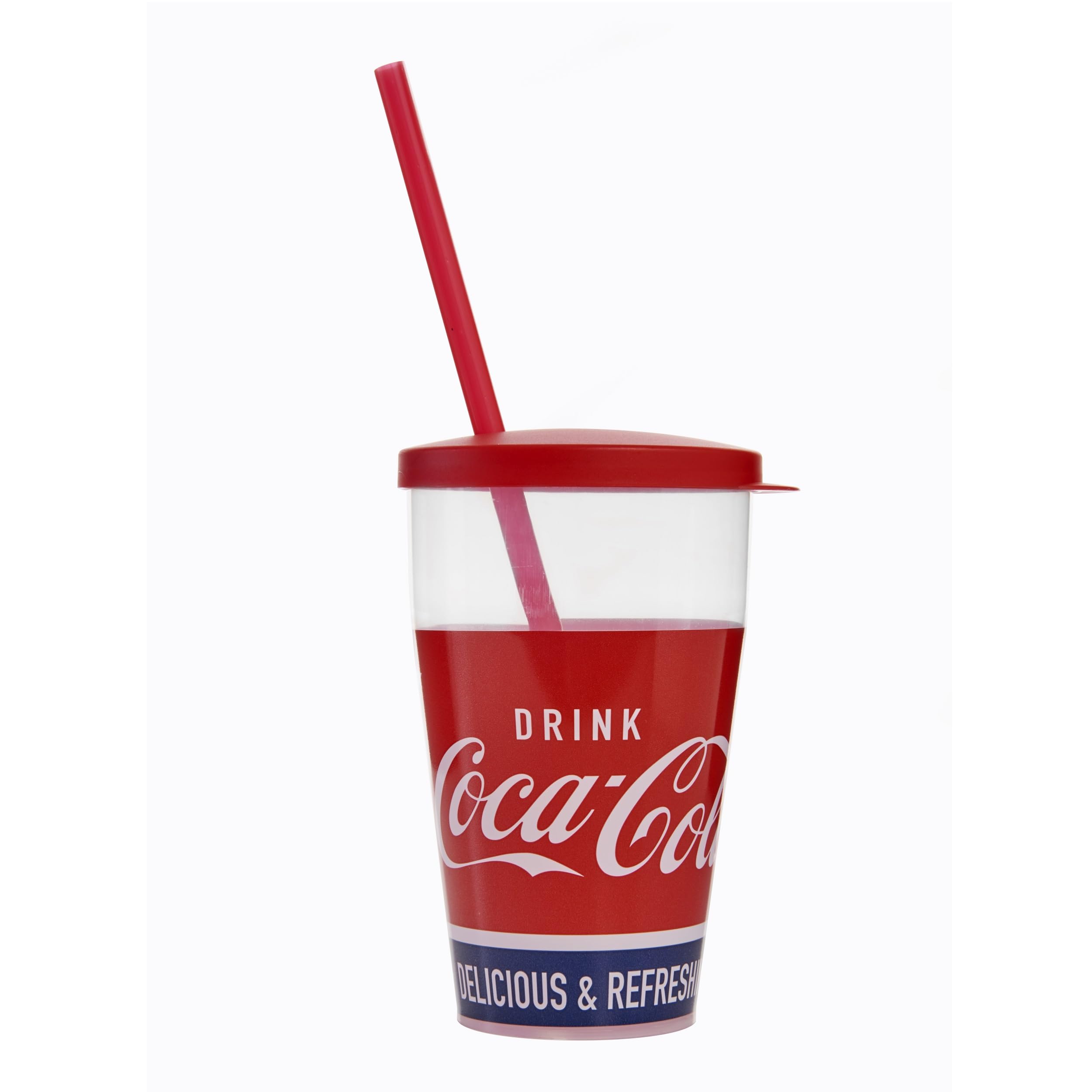 snips-bicchieri-coca-cola-con-cannuccia-e-tappo-0-5-l-set-4-bicchieri-in-plastic image 2