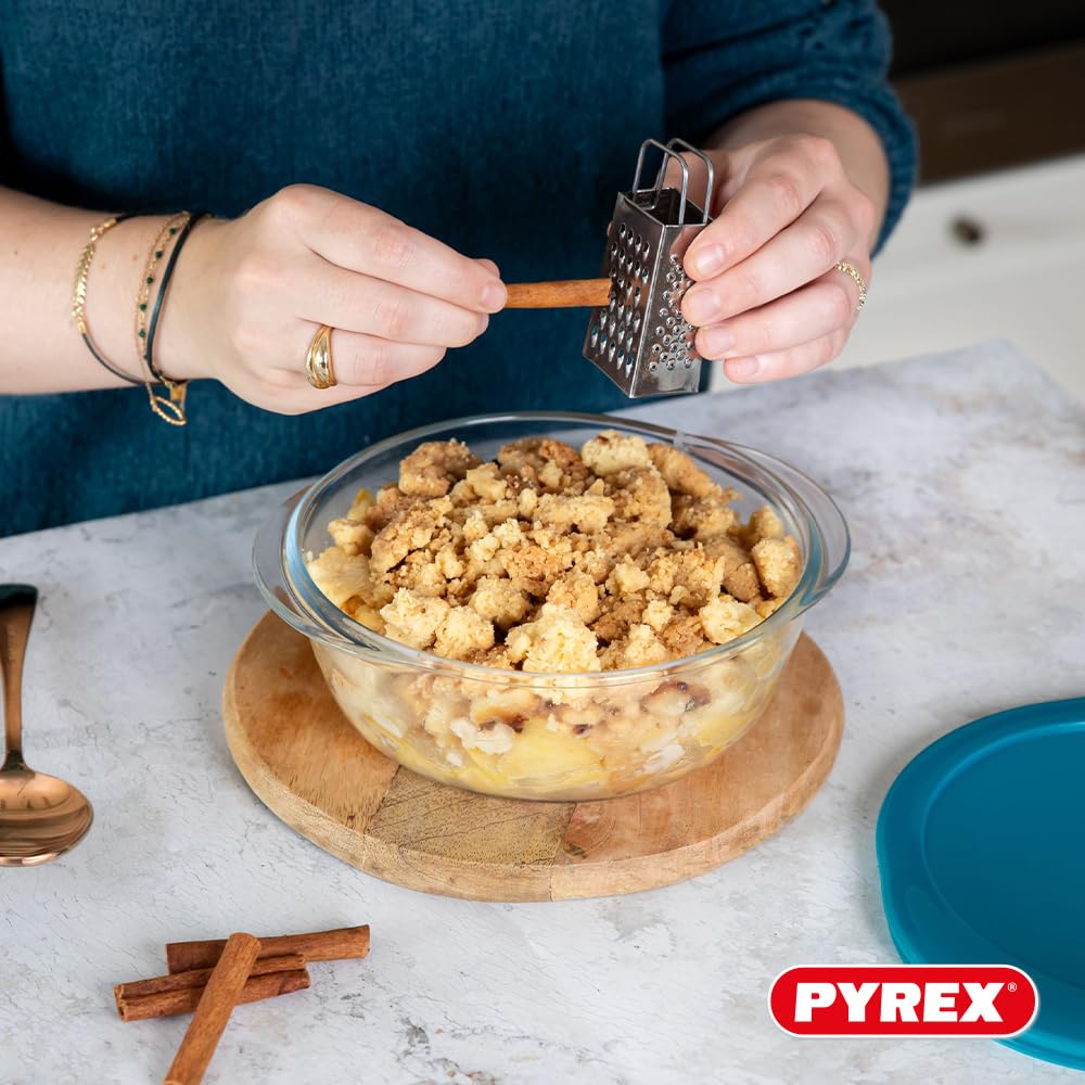 pyrex-cook-store-set-3-piatti-rotondi-in-vetro-borosilicato-con-coperchi-0-35-l- image 6