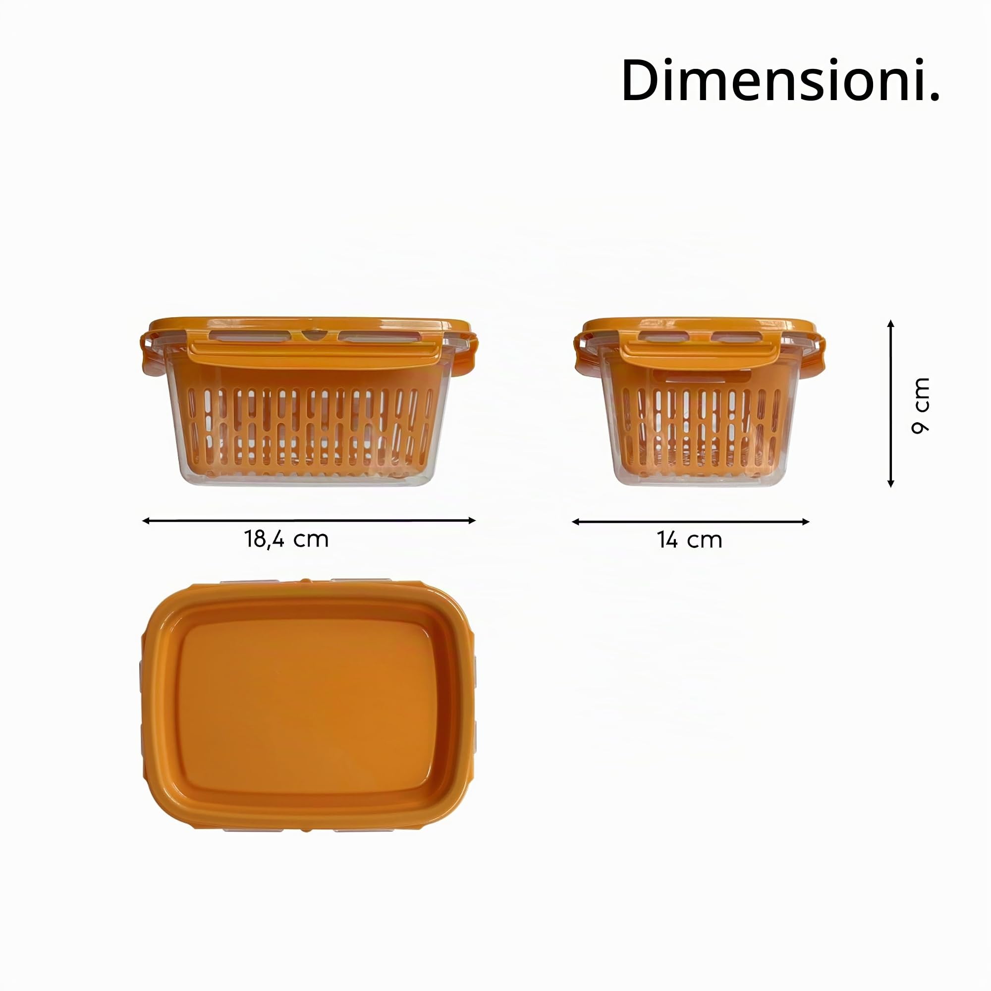 snips-veggie-snipslock-contenitore-alimenti-rettangolare-1-2-l-con-cestello-fora image 6