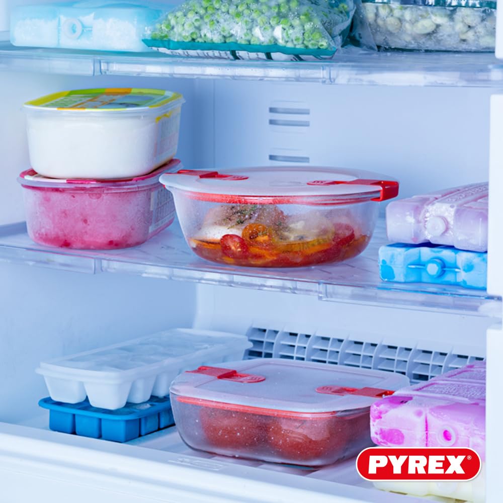 pyrex-cook-heat-set-di-5-piatti-in-vetro-borosilicato-1-l-con-coperchio-ermetico image 7