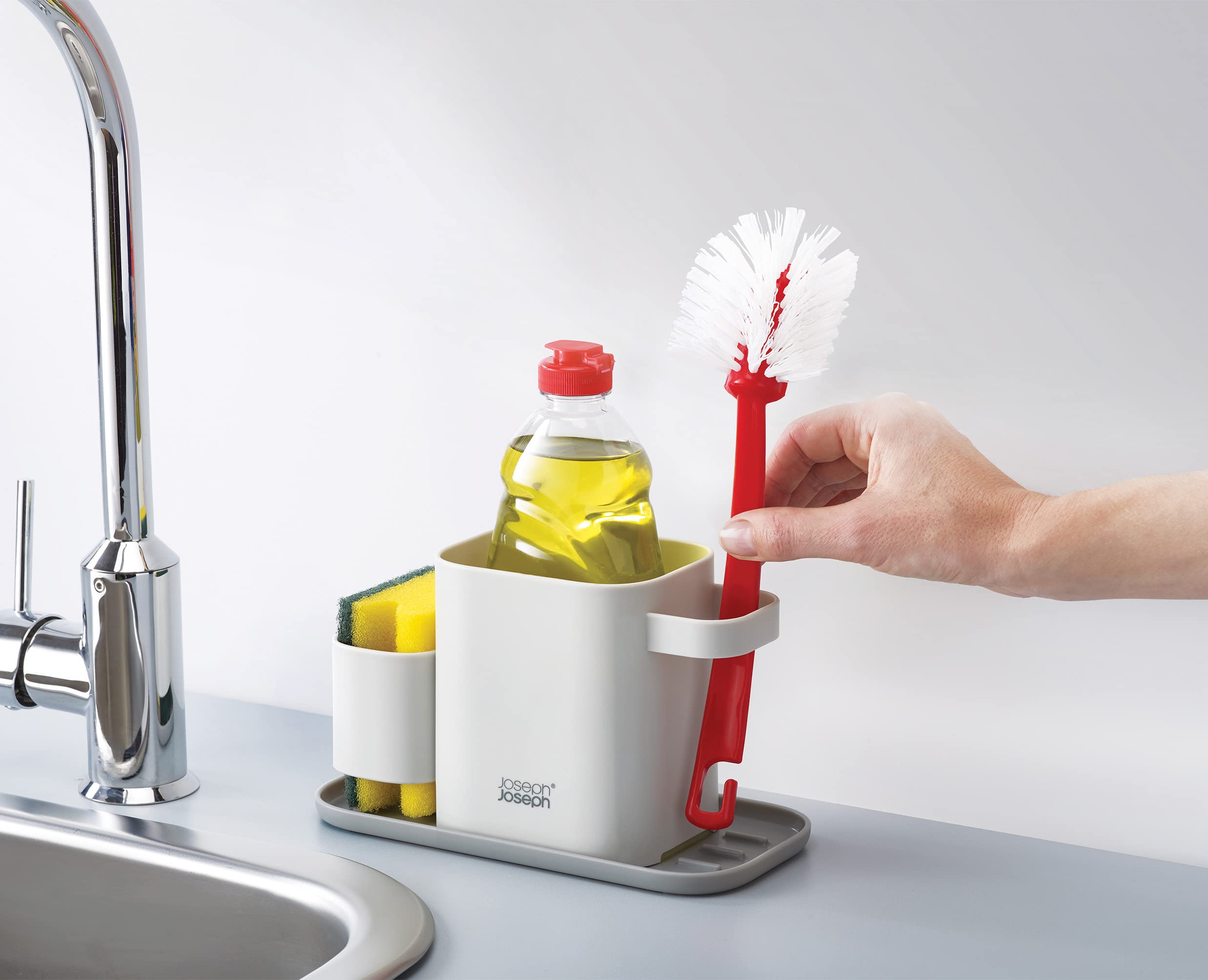joseph-joseph-duo-organizzatore-per-lavandino-cucina-con-porta-spugna-ventilato- image 5