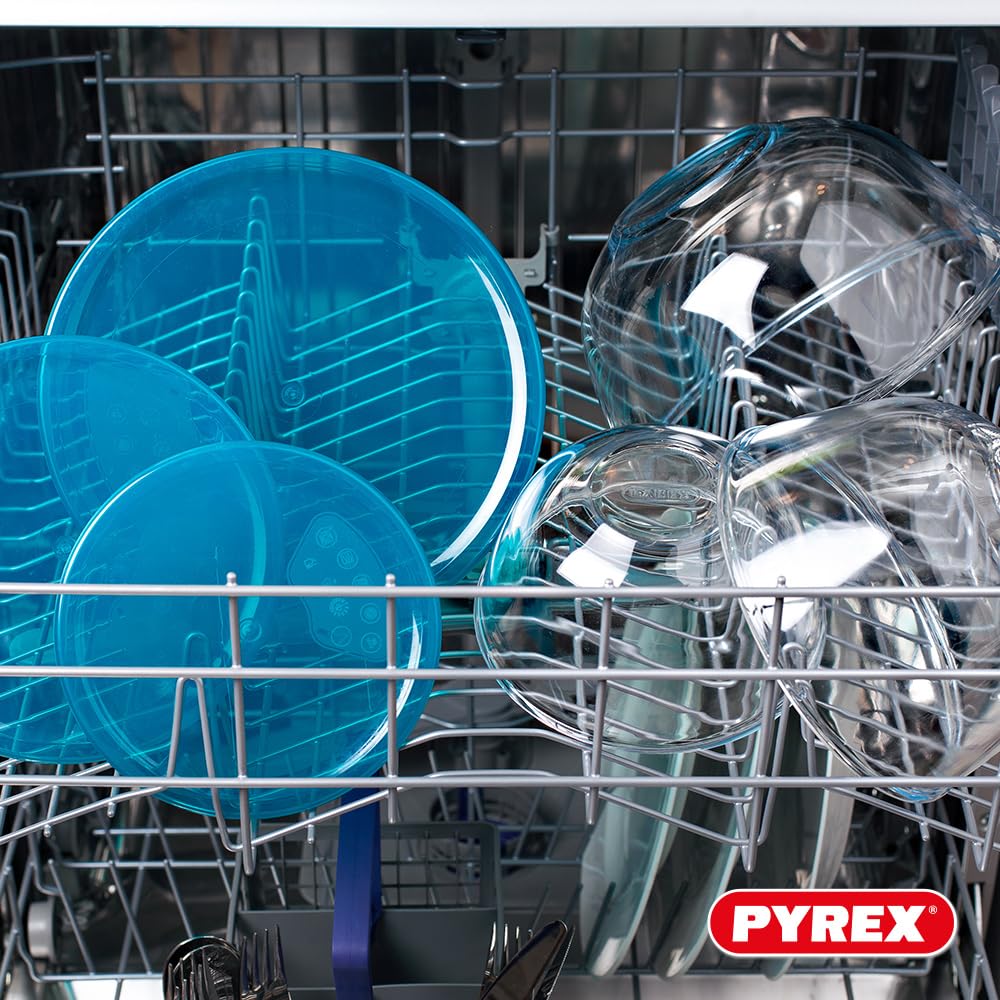 pyrex-set-5-ciotole-in-vetro-borosilicato-trasparente-con-coperchi-turchese-0-5- image 8