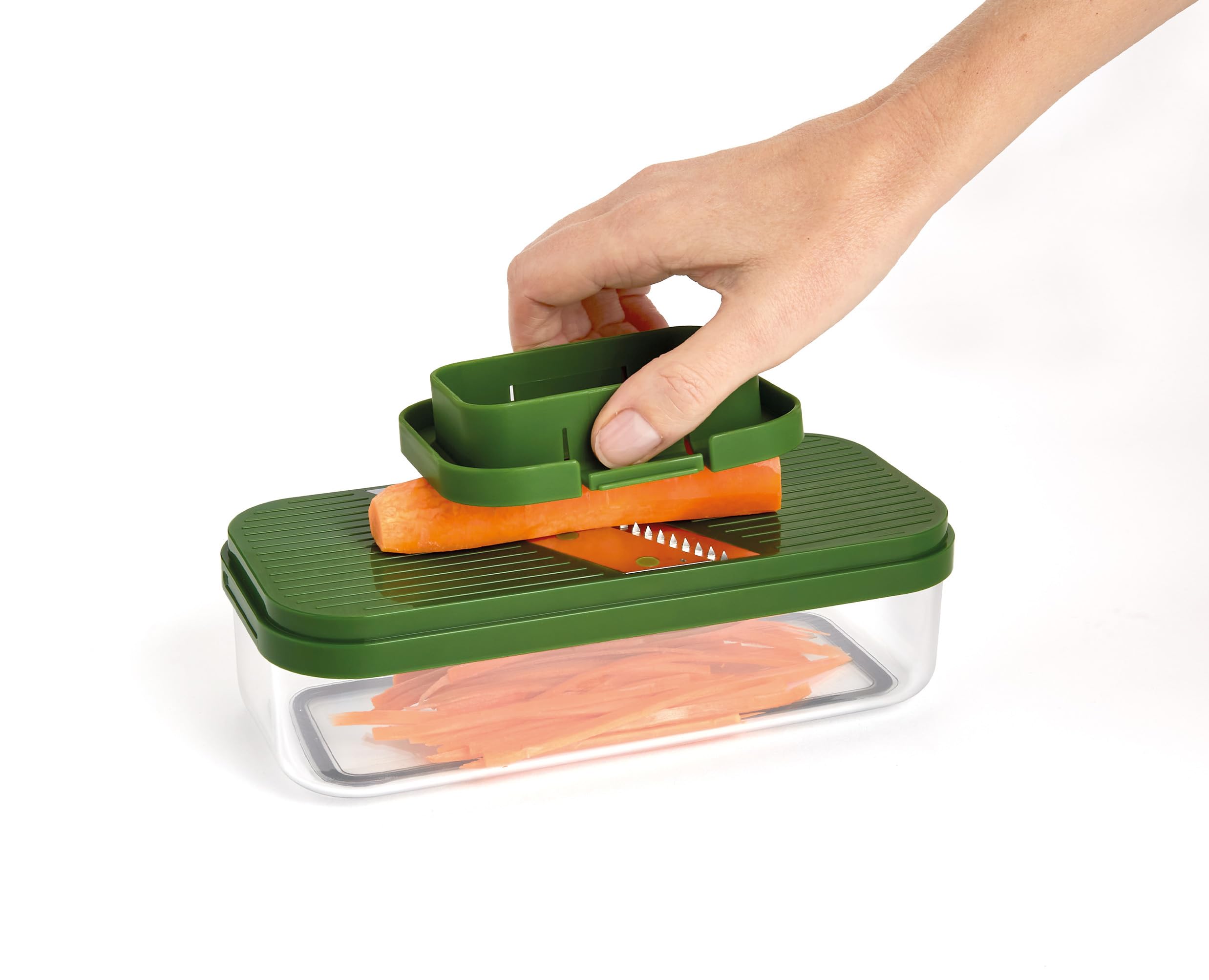 joseph-joseph-multi-prep-compact-mandolina-4-in-1-con-contenitore-affetta-grattu image 8
