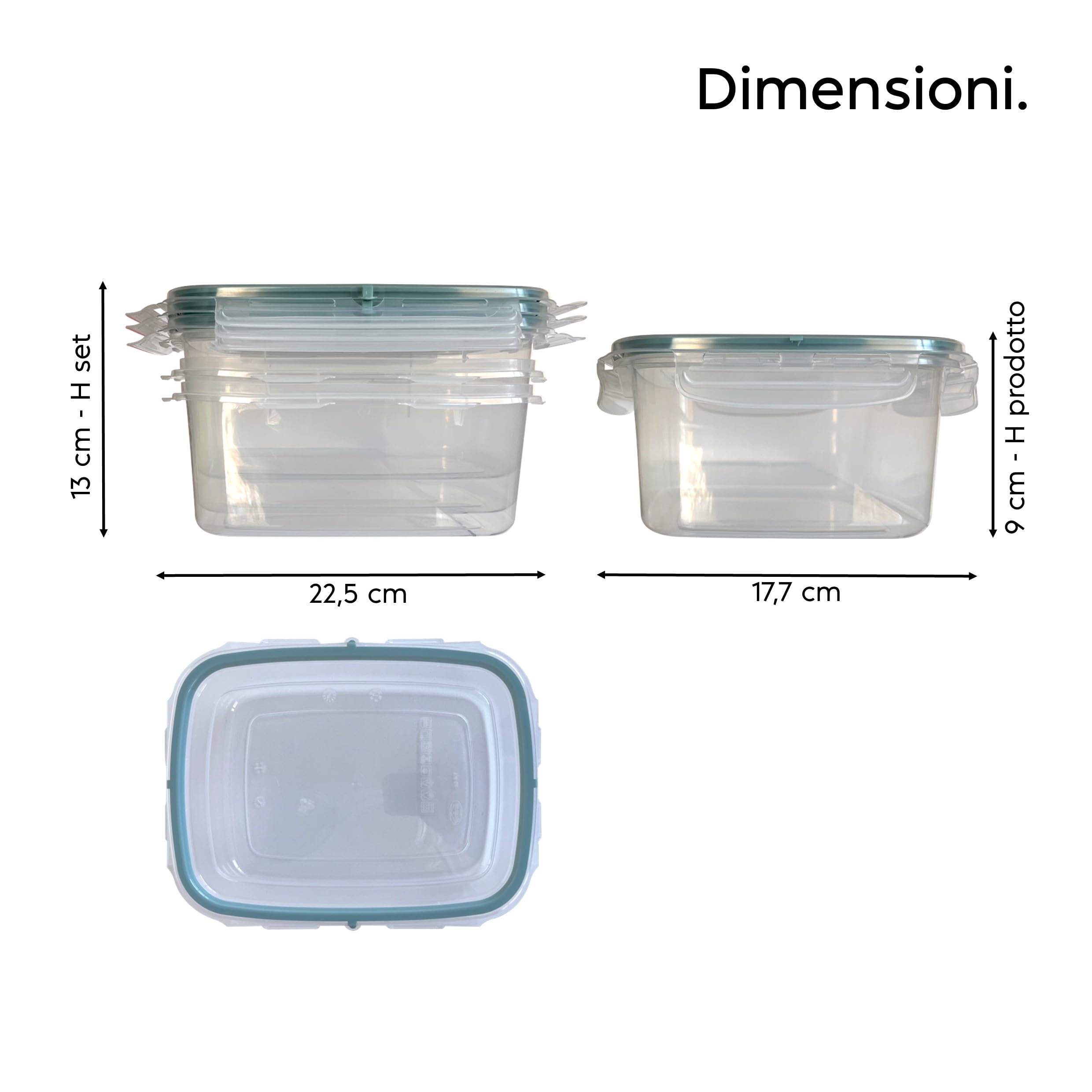 snips-set-3-contenitori-alimenti-1-8l-trasparenti-con-coperchio-salva-freschezza image 7