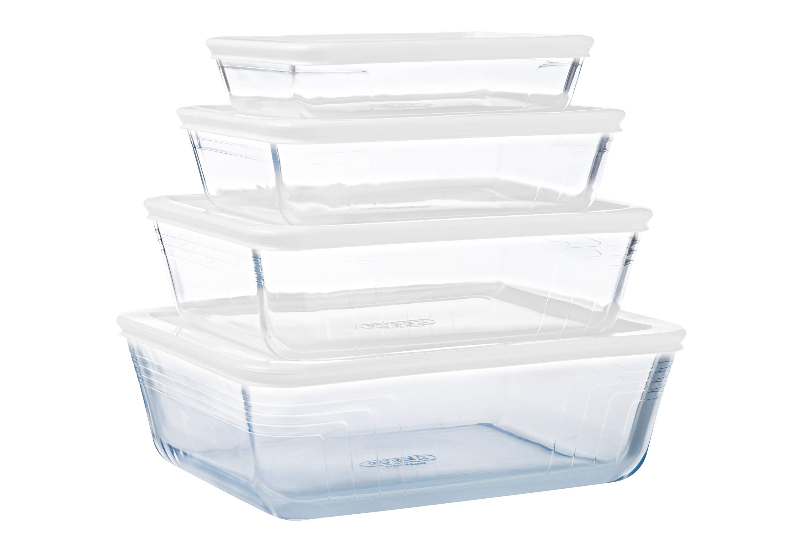 pyrex-cook-freeze-set-4-piatti-rettangolari-in-vetro-borosilicato-con-coperchio- image 1