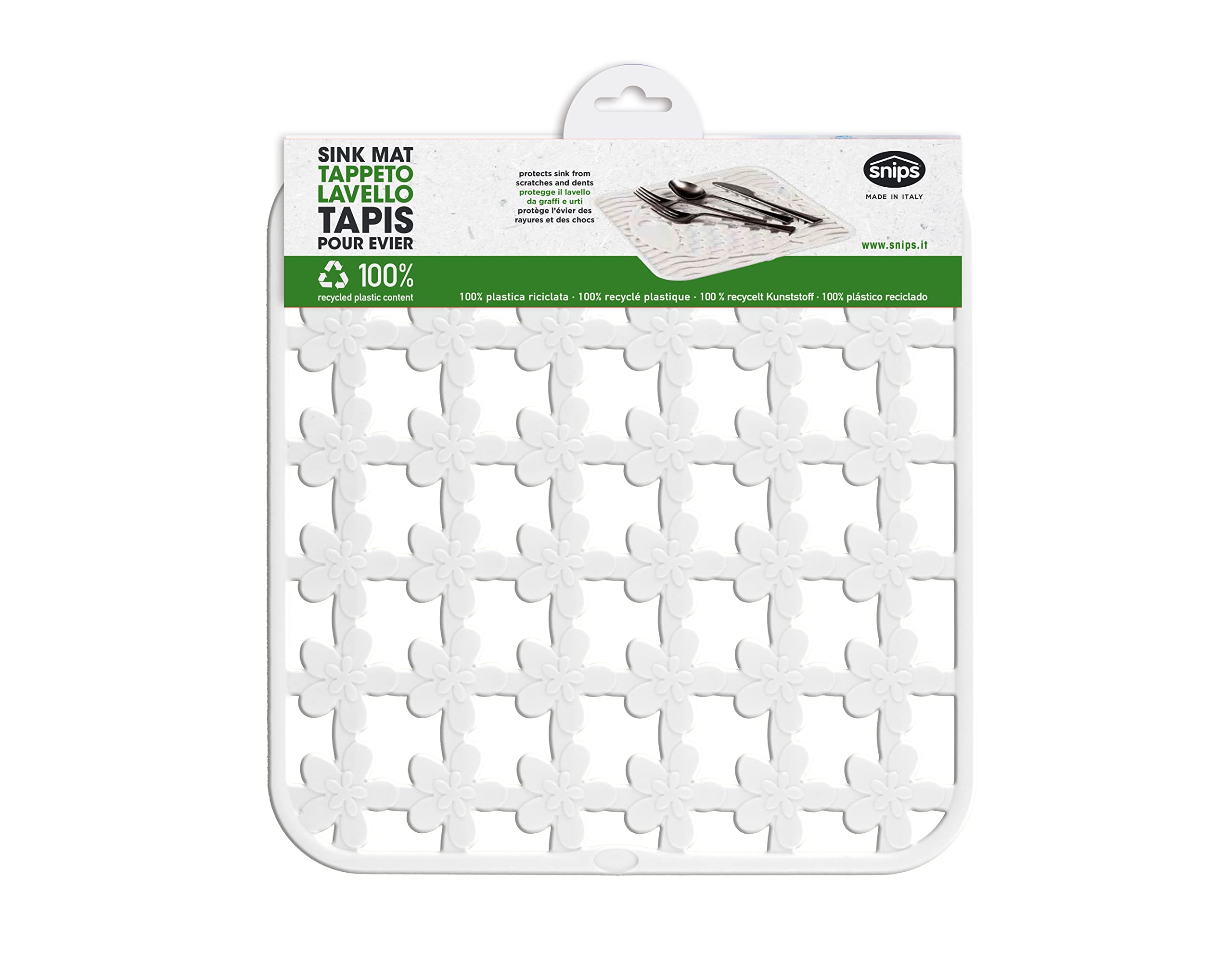 snips-tappetino-salva-lavello-30-5-x-29-cm-con-fori-di-drenaggio-protezione-anti image 4