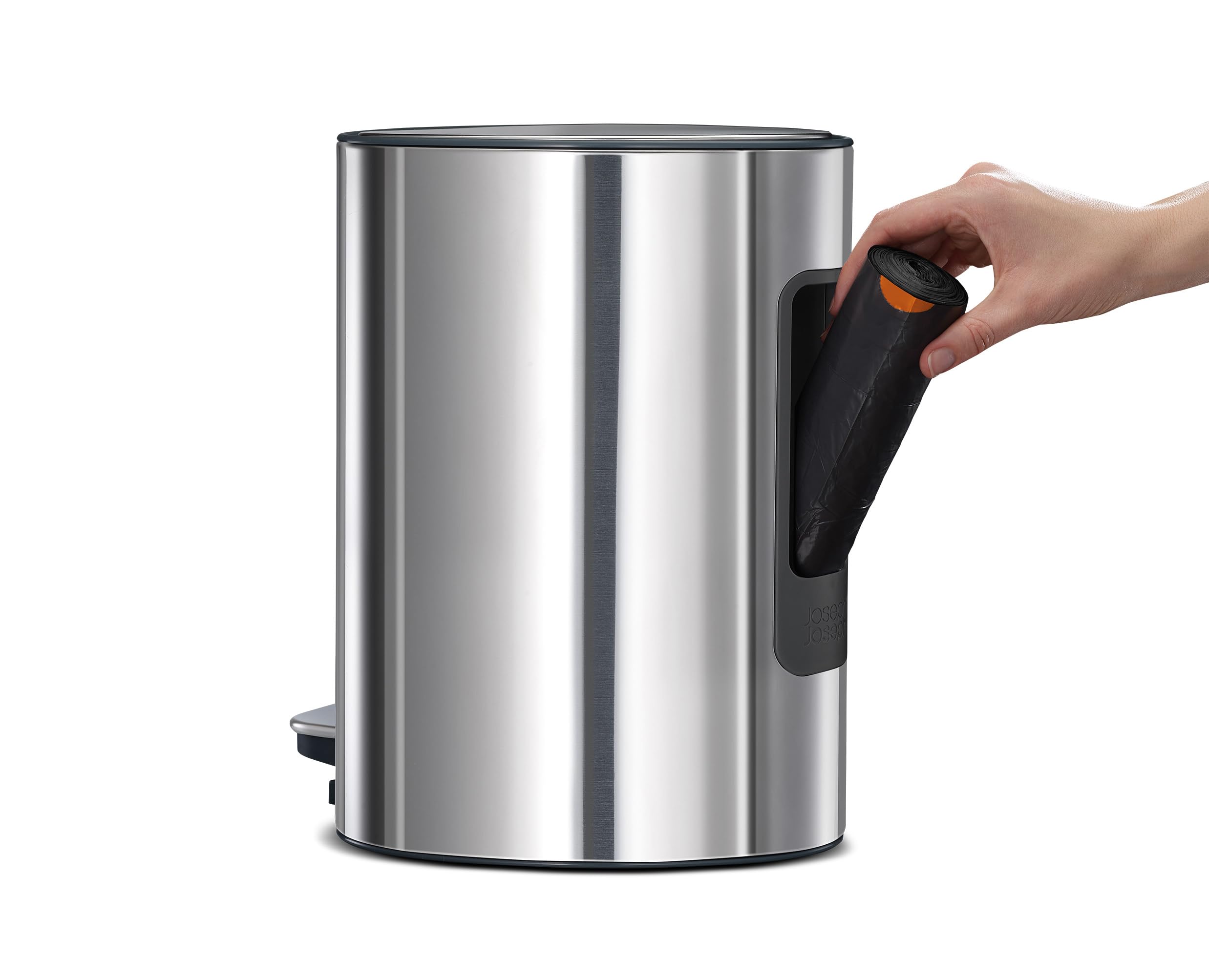 joseph-joseph-easystore-luxe-pattumiera-a-pedale-5-litri-in-acciaio-inox-con-chi image 2
