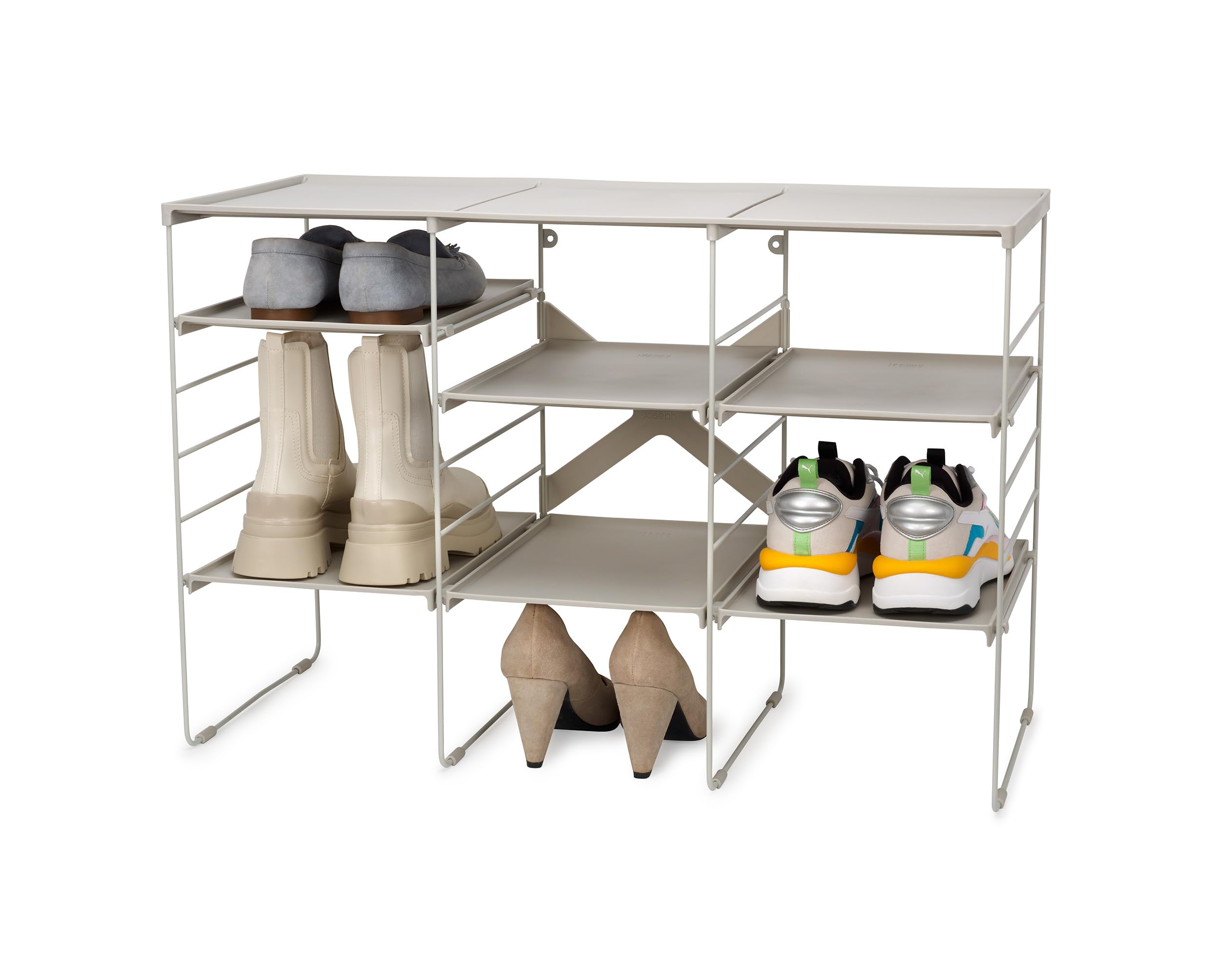 joseph-joseph-level-scarpiera-a-4-livelli-regolabili-organizzatore-per-12-paia-d image 1