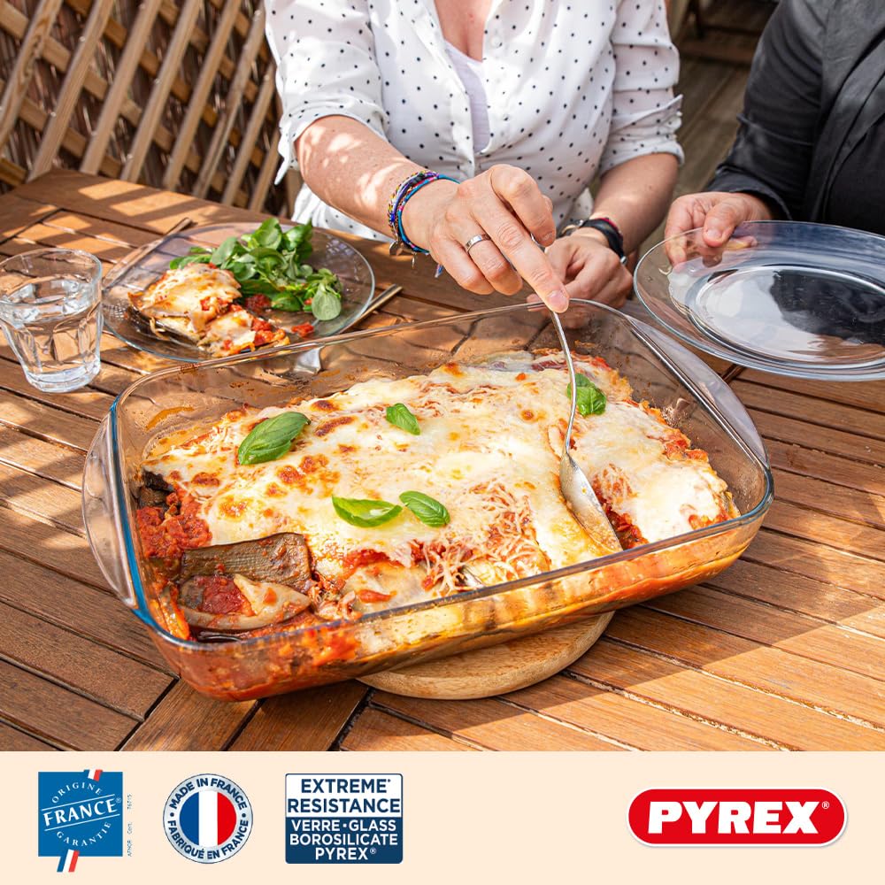 pyrex-set-3-teglie-rettangolari-in-vetro-borosilicato-2l-3-1l-e-4l-dal-freezer-a image 3
