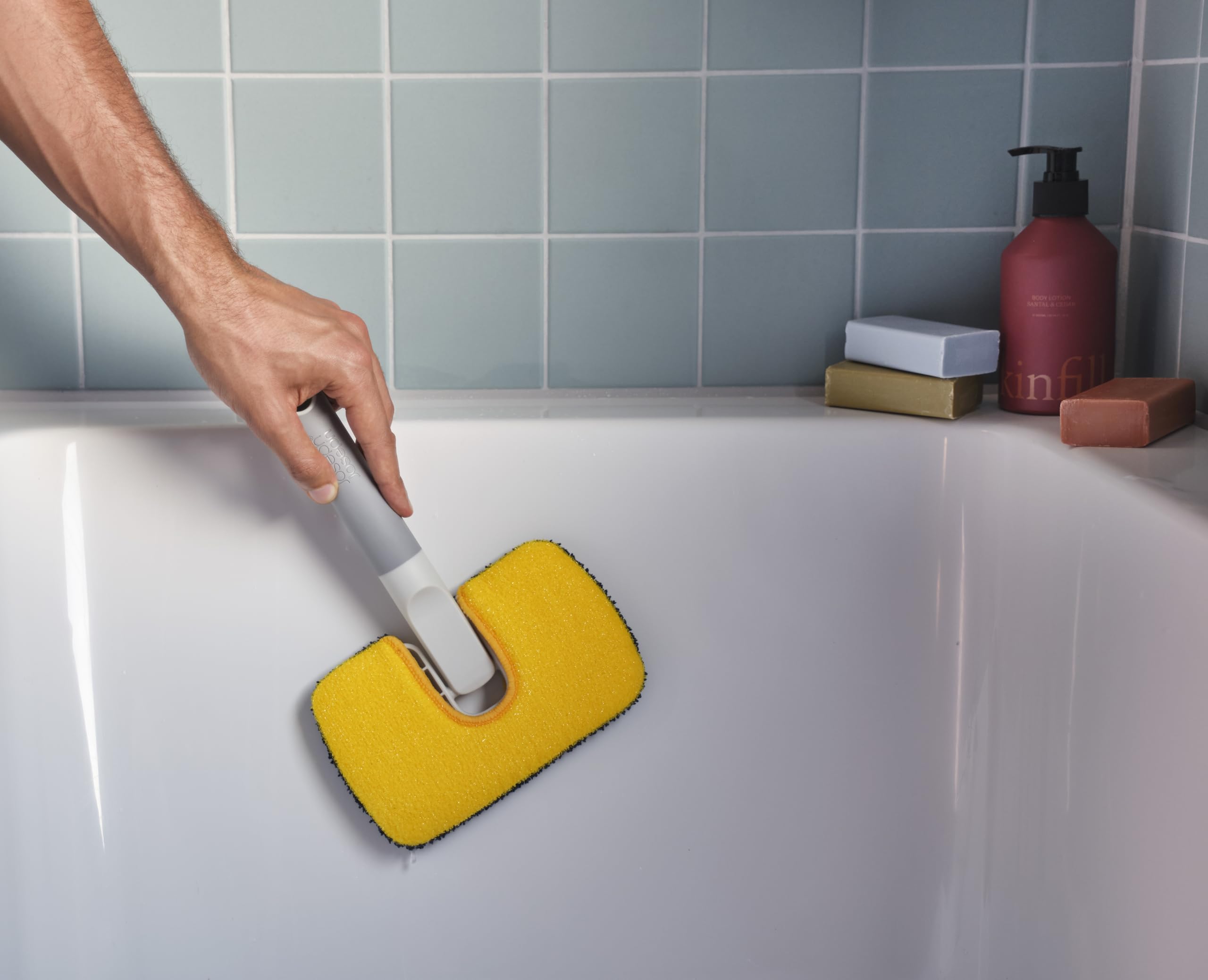 joseph-joseph-cleantech-ct3-pad-di-ricambio-per-spazzola-pulizia-bagno-microfibr image 2