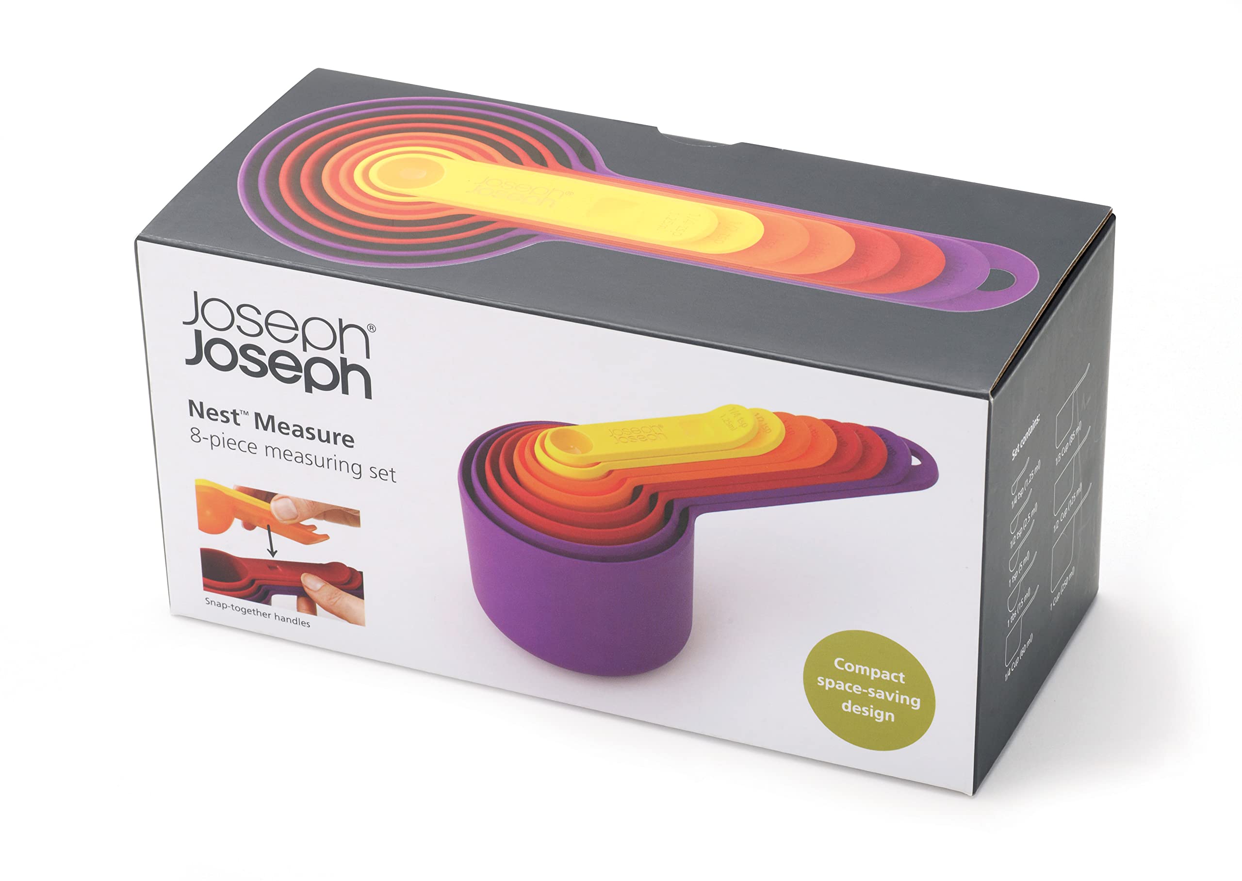 joseph-joseph-nest-set-di-8-misurini-impilabili-salvaspazio-misure-da-1-25-ml-a- image 5